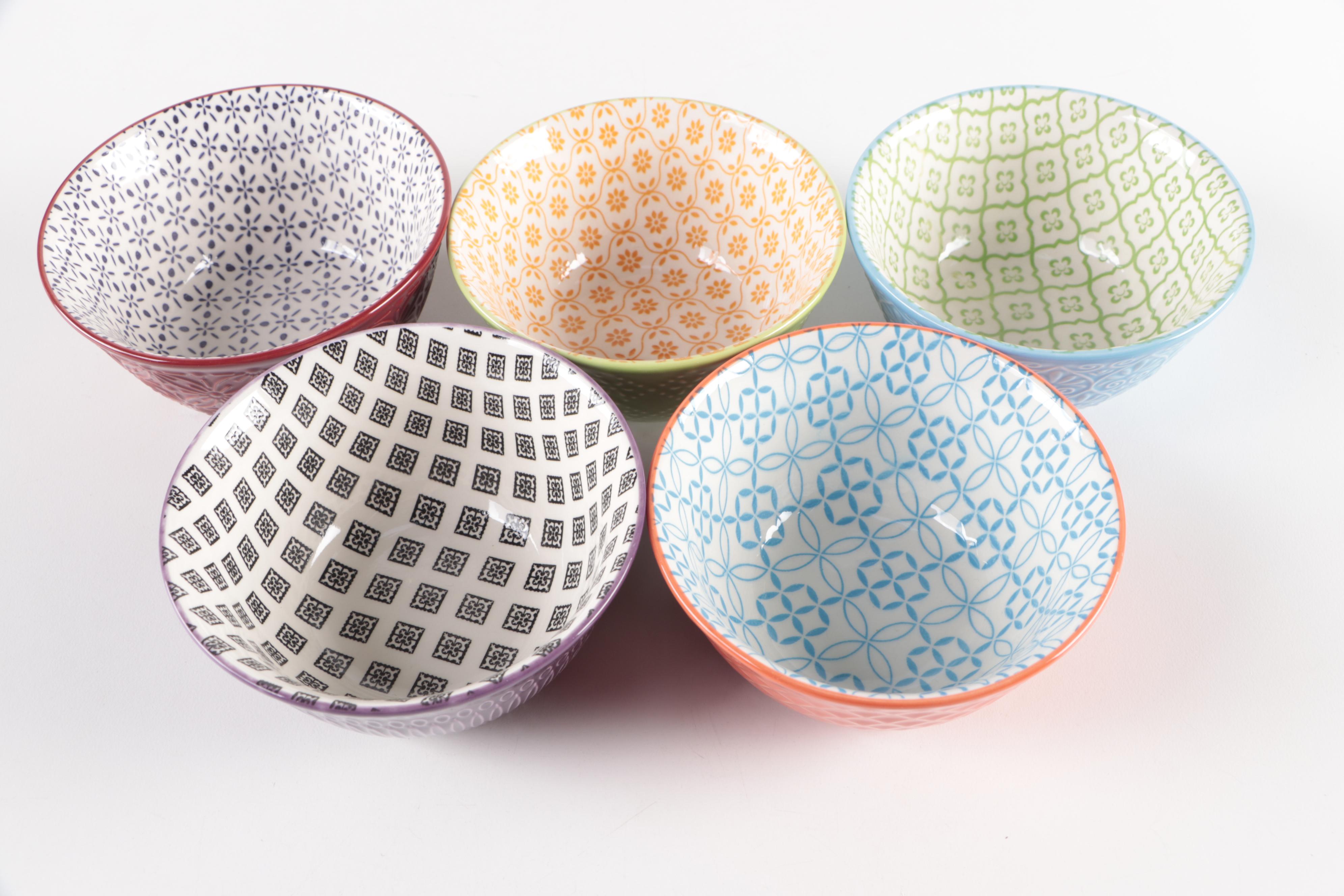 Certified International Porcelain Serving Bowls and Other Tableware EBTH