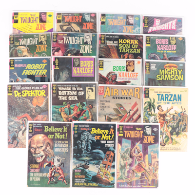 Silver and Bronze Age Gold Key, More Comics Including Twilight Zone, Ripley's