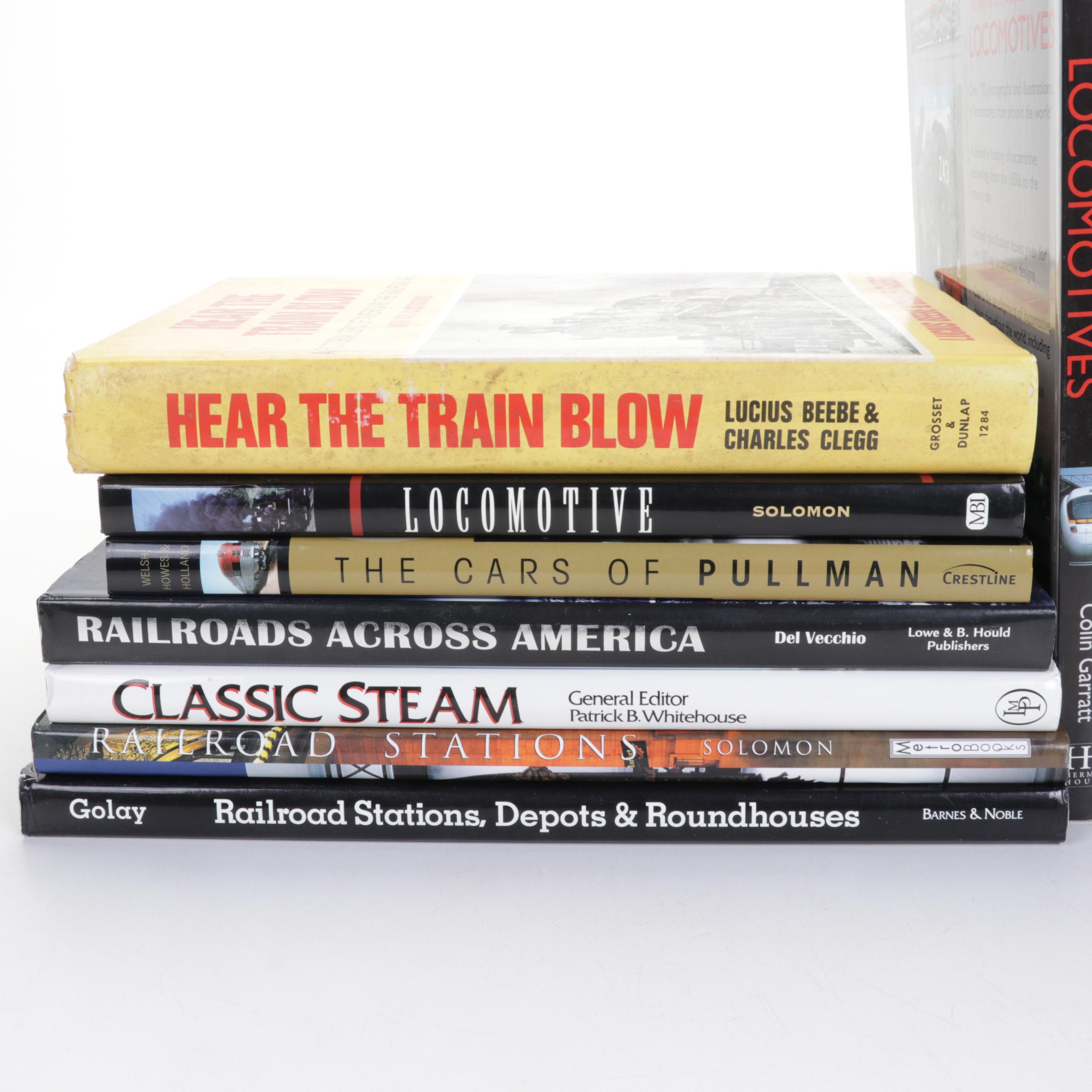 History of Trains and Train Travel Book Collection EBTH