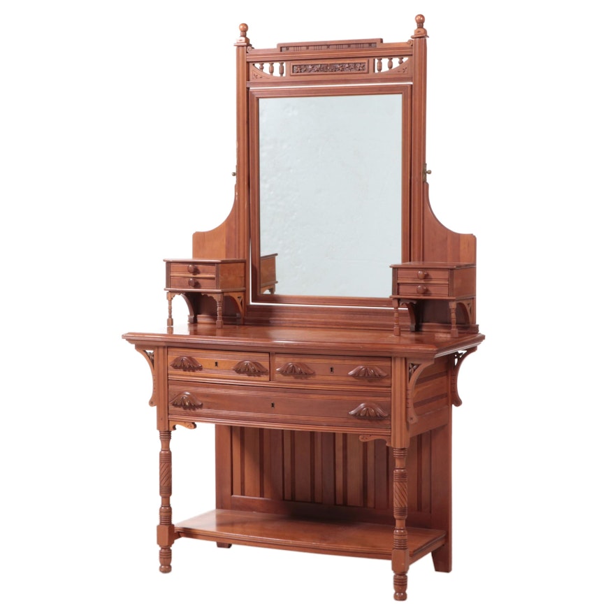 American Aesthetic Movement Cherrywood Dressing Table