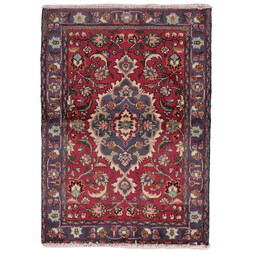 2'9 x 3'10 Hand-Knotted Persian Tabriz Accent Rug