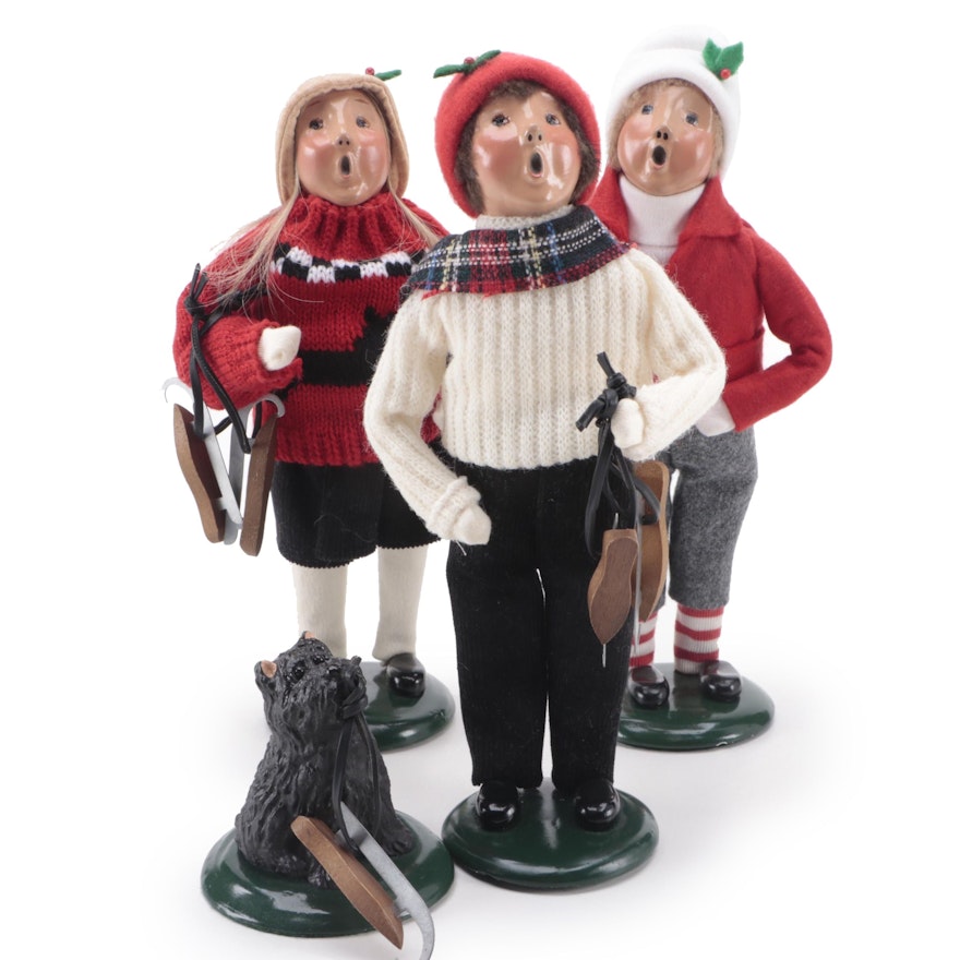 Byers' Choice For Talbots and Other "The Carolers" Ice Skaters