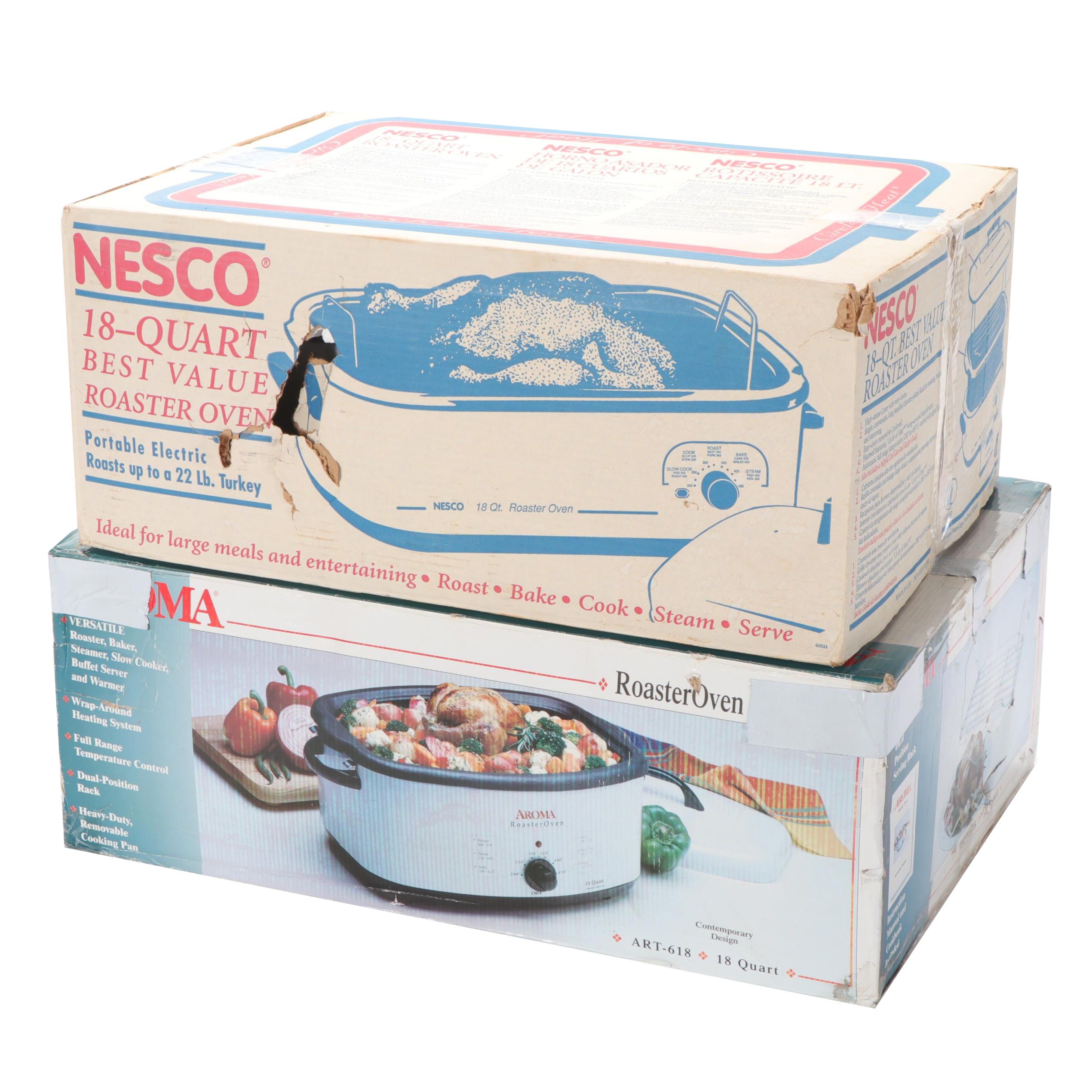 Nesco and Aroma Electric 18Quart Roaster Ovens EBTH