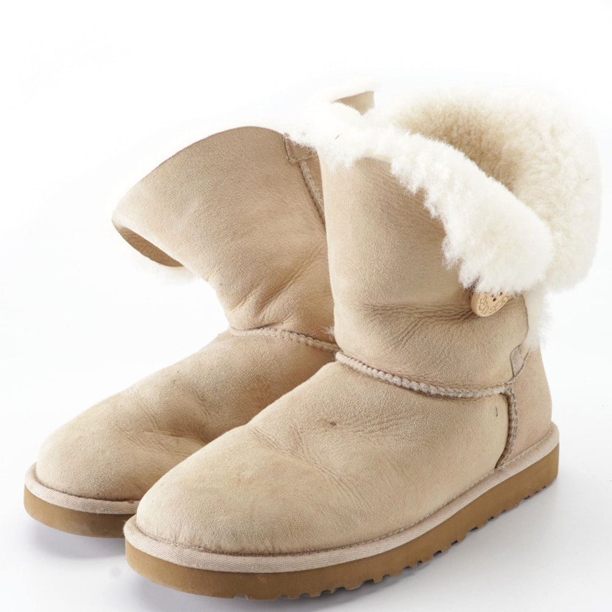 UGG Sheepskin and Leather Boots