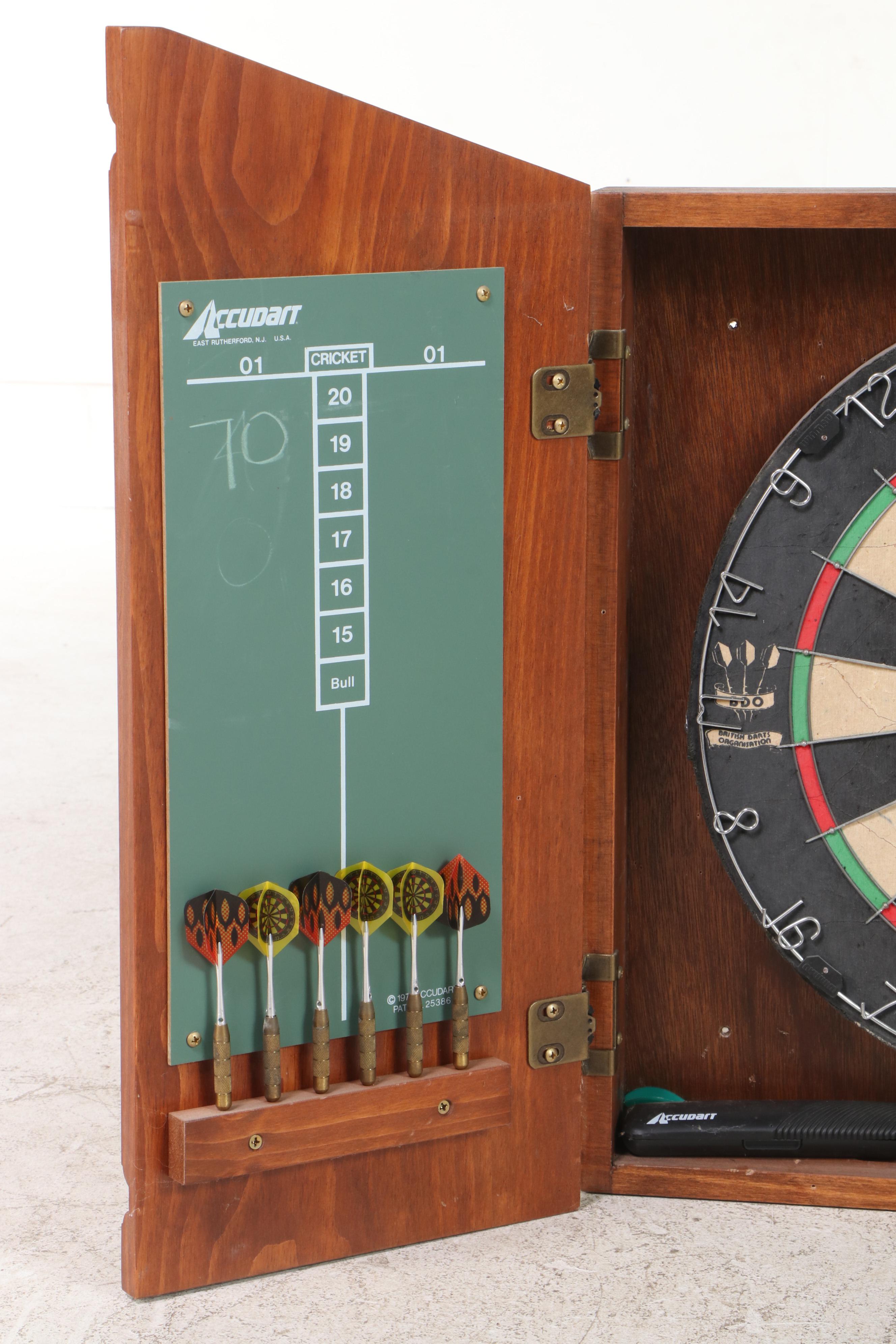 Accudart Winmau Official BDO Dart Board in Pine WallMount EBTH
