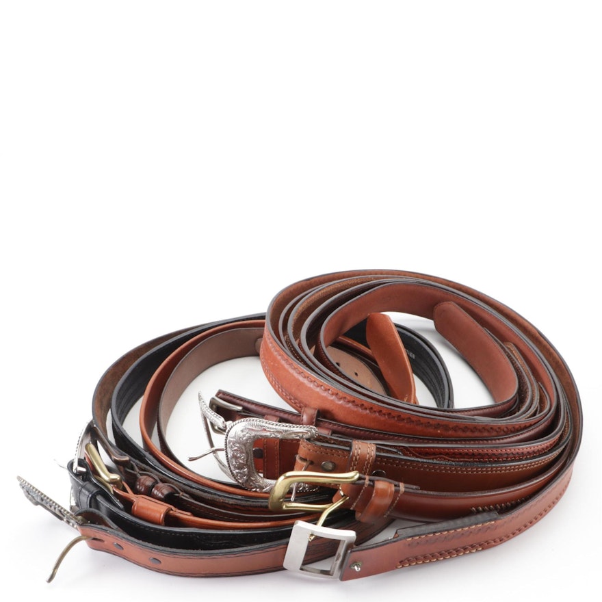 Chaps, G.G. Robinson, Columbia, and More Leather Belts