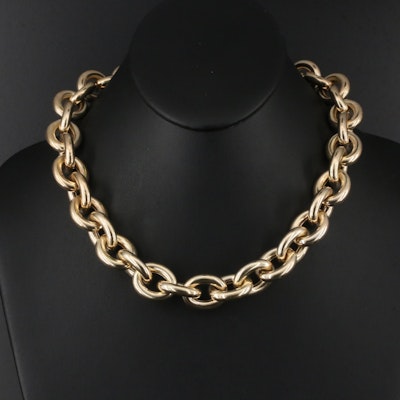 Italian Milor Sterling Cable Chain