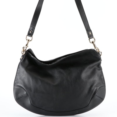 Gucci Hobo Bag in Black Leather