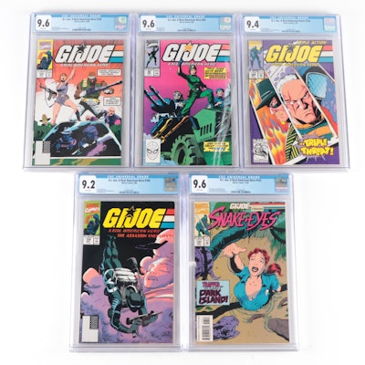 CGC Graded Modern Age Marvel "G.I. Joe A Real American Hero" Comic Books, 1990s