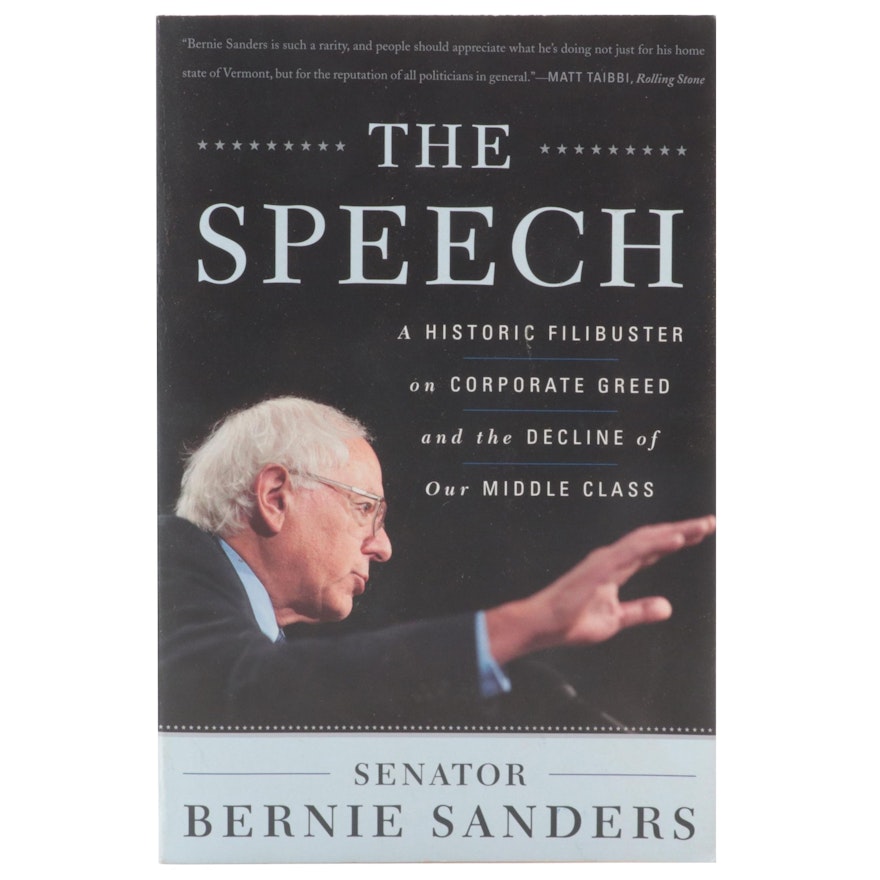 Signed Third Printing "The Speech" by Bernie Sanders, 2011