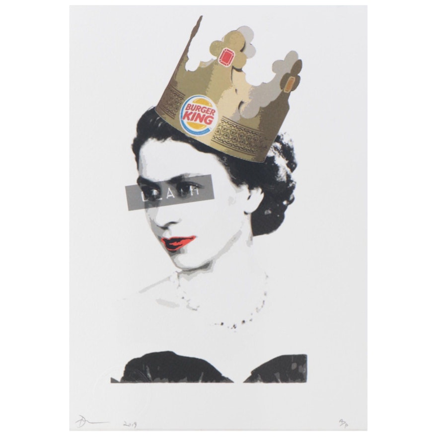 Death NYC Pop Art Graphic Print of Queen, 2019