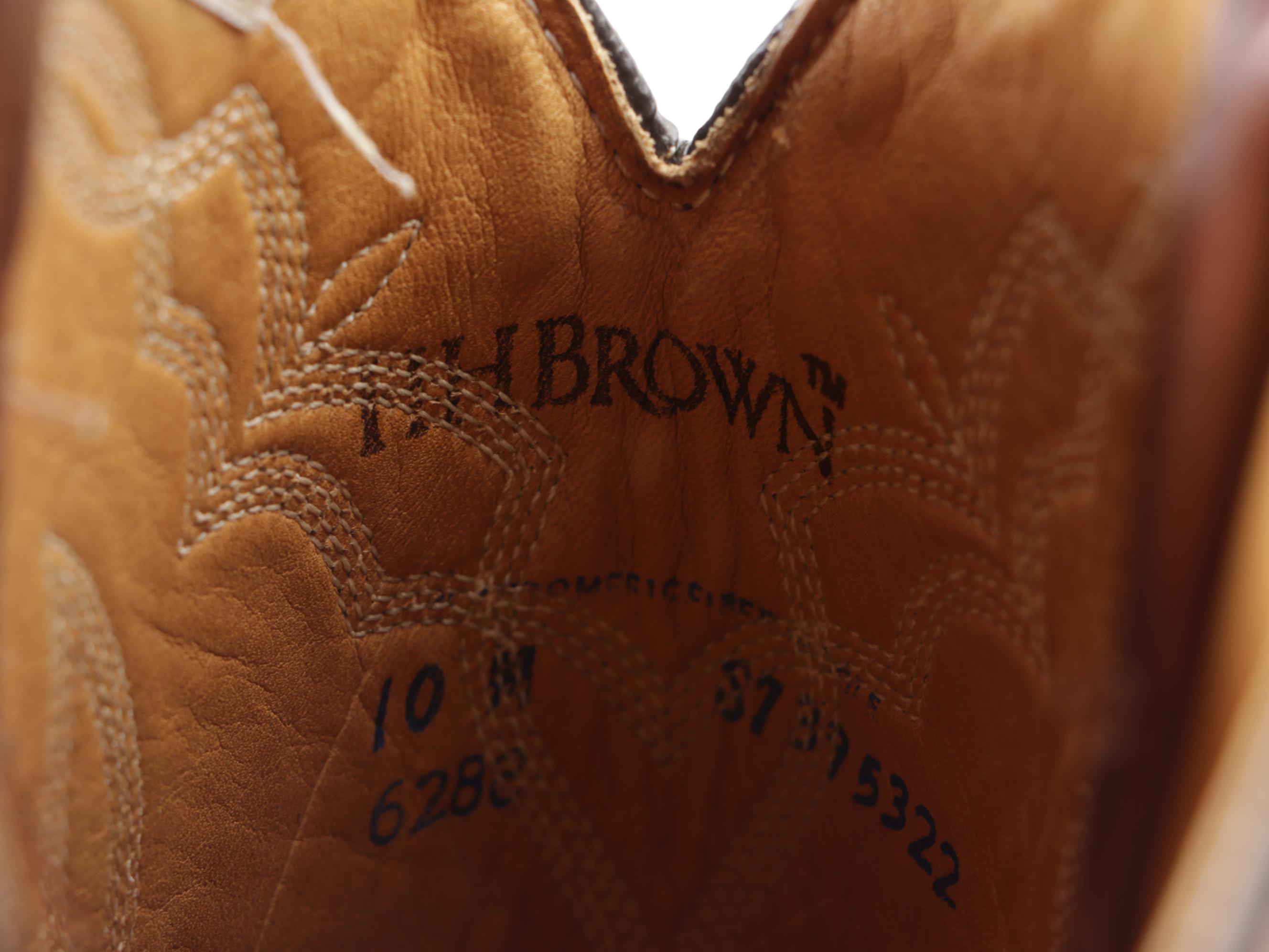 Men's Western Boots Including H H Brown and Dan Post EBTH