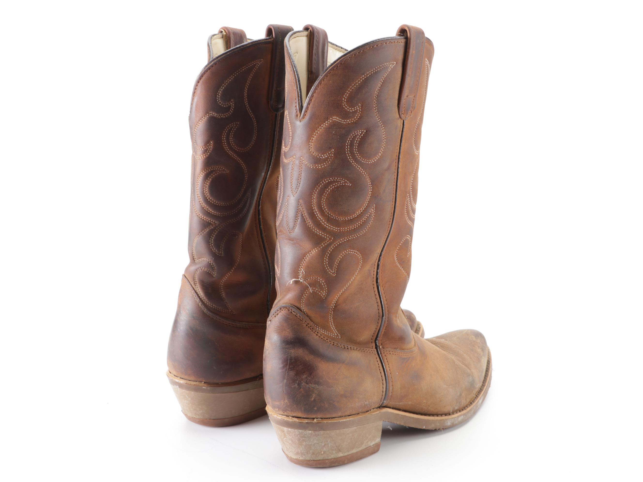 Men's Western Boots Including H H Brown and Dan Post EBTH