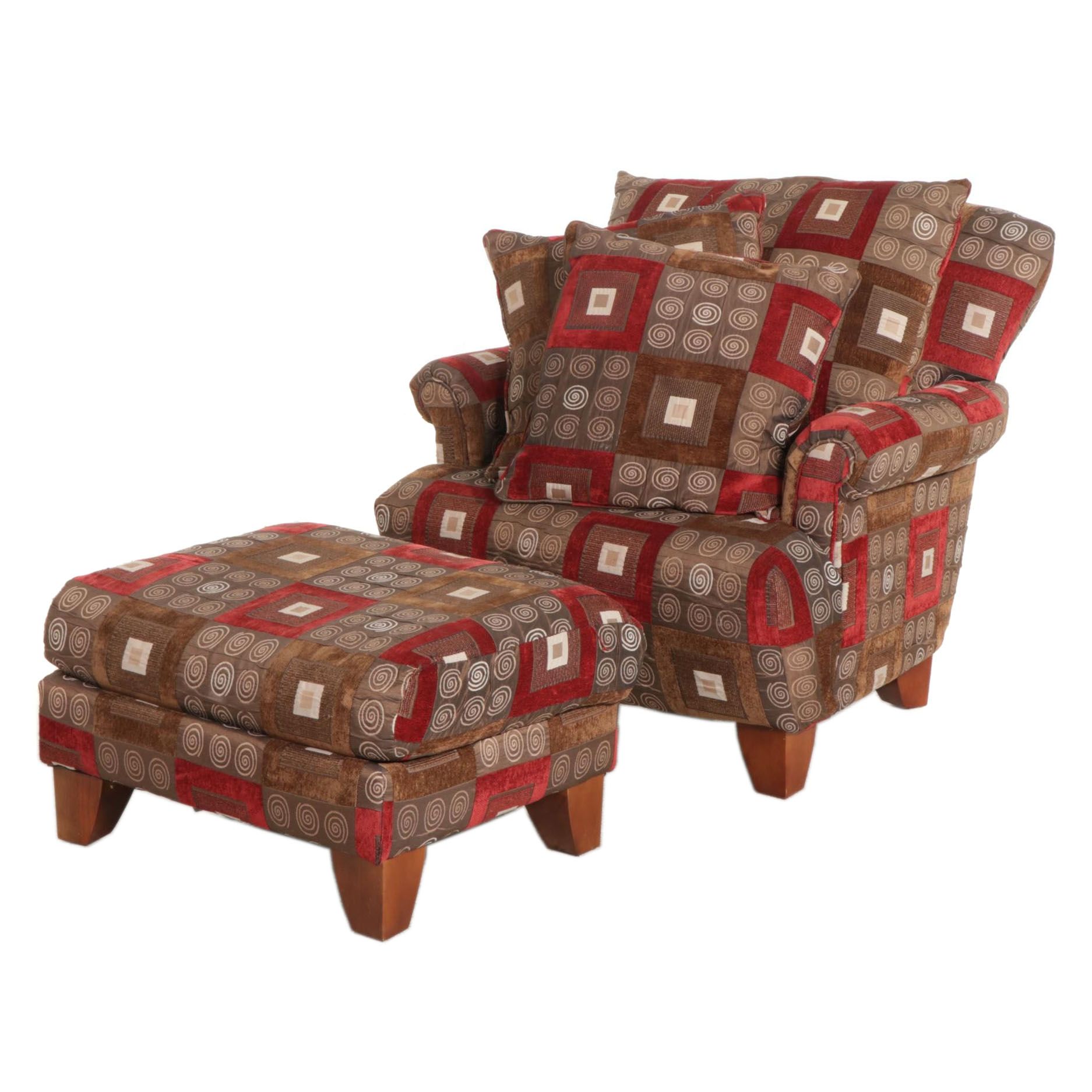 Corinthian Inc. for FrontRoom Furnishings Upholstered Armchair and