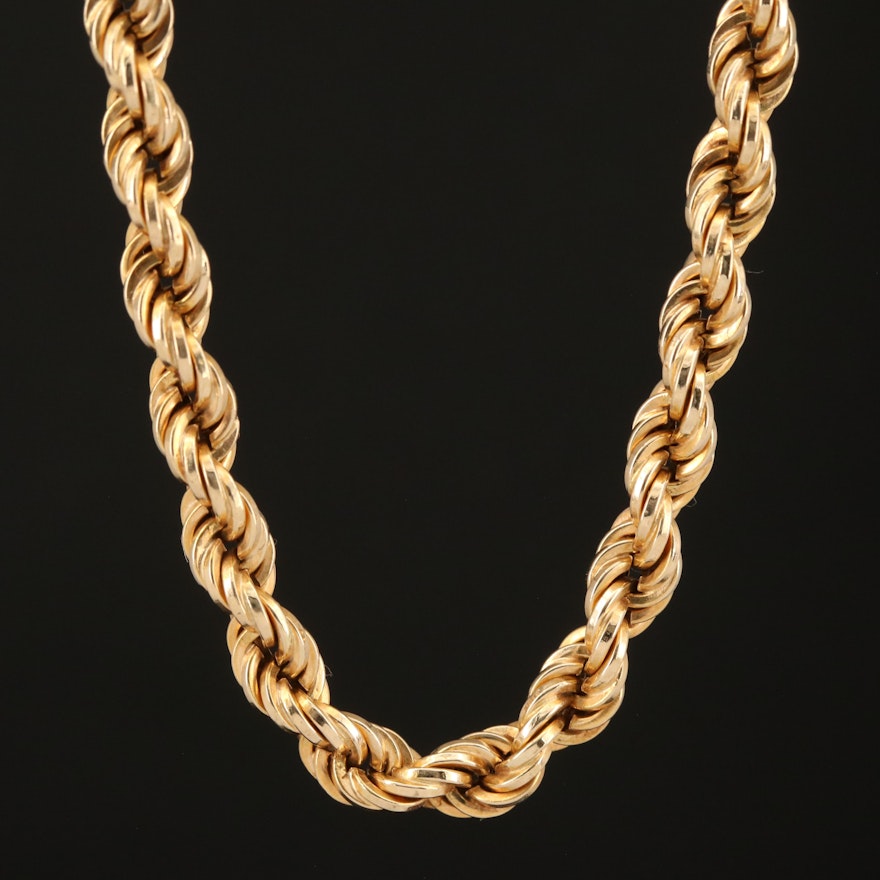 Italian 14K Rope Chain