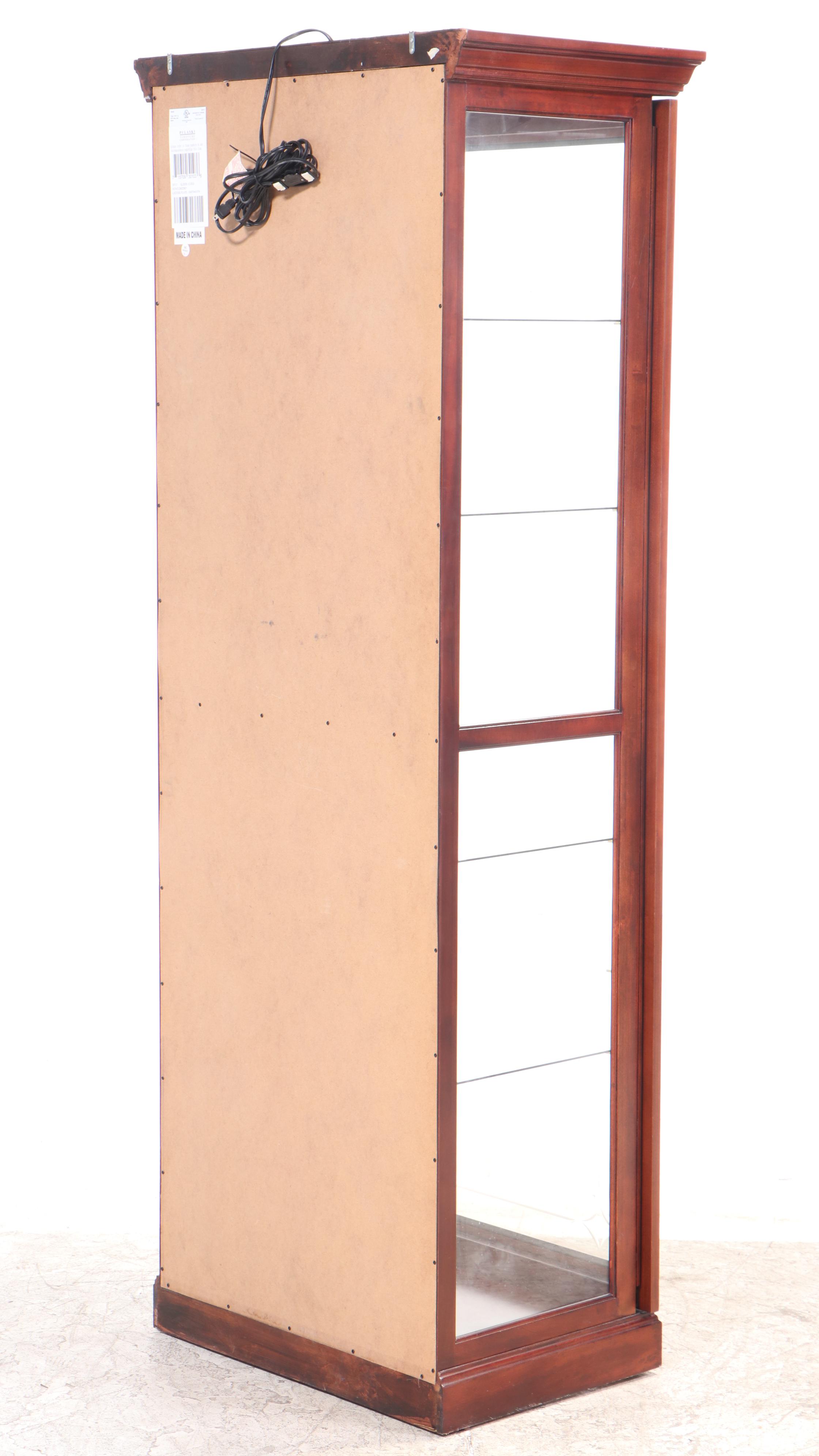 Pulaski Display with CutGlass Sliding Door EBTH