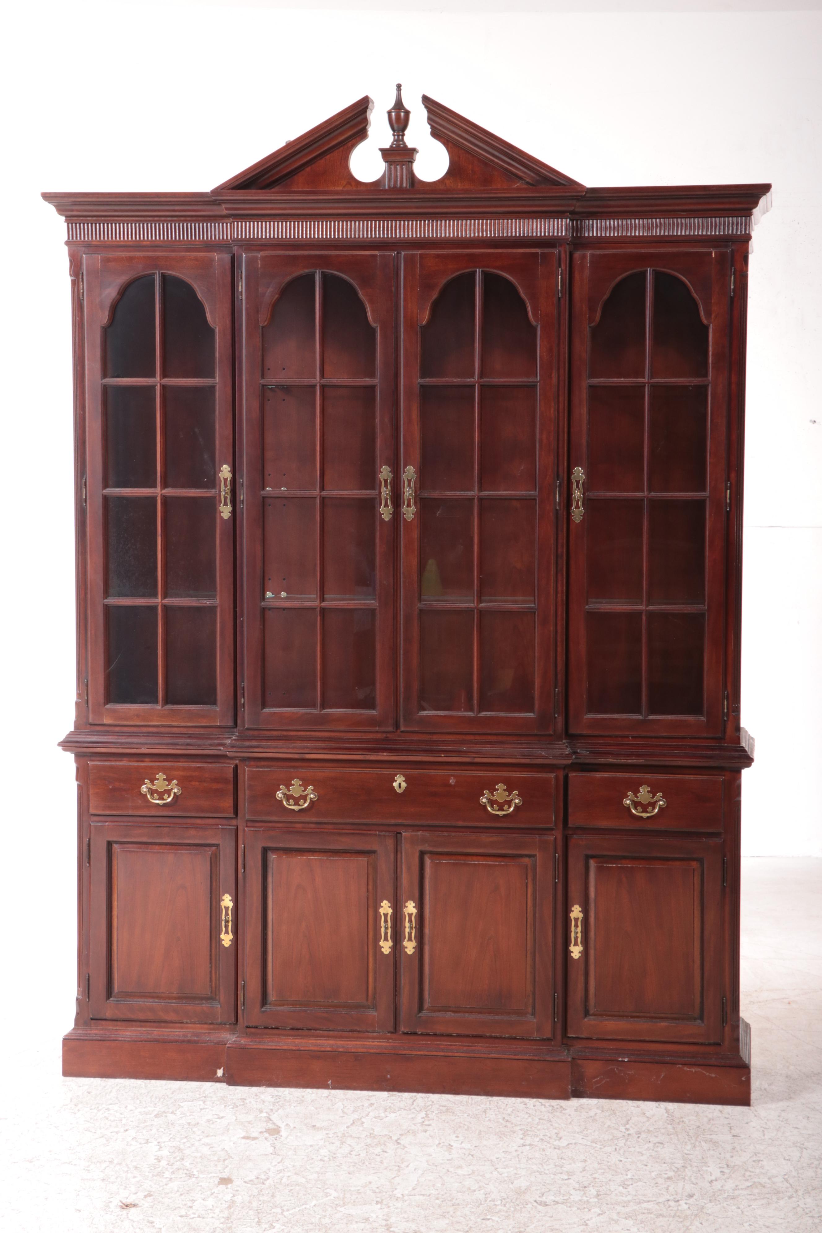 DrexelHeritage "Vintage Cherry" Breakfront China EBTH