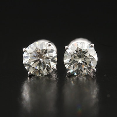 14K 1.96 CTW Lab Grown Diamond Stud Earrings
