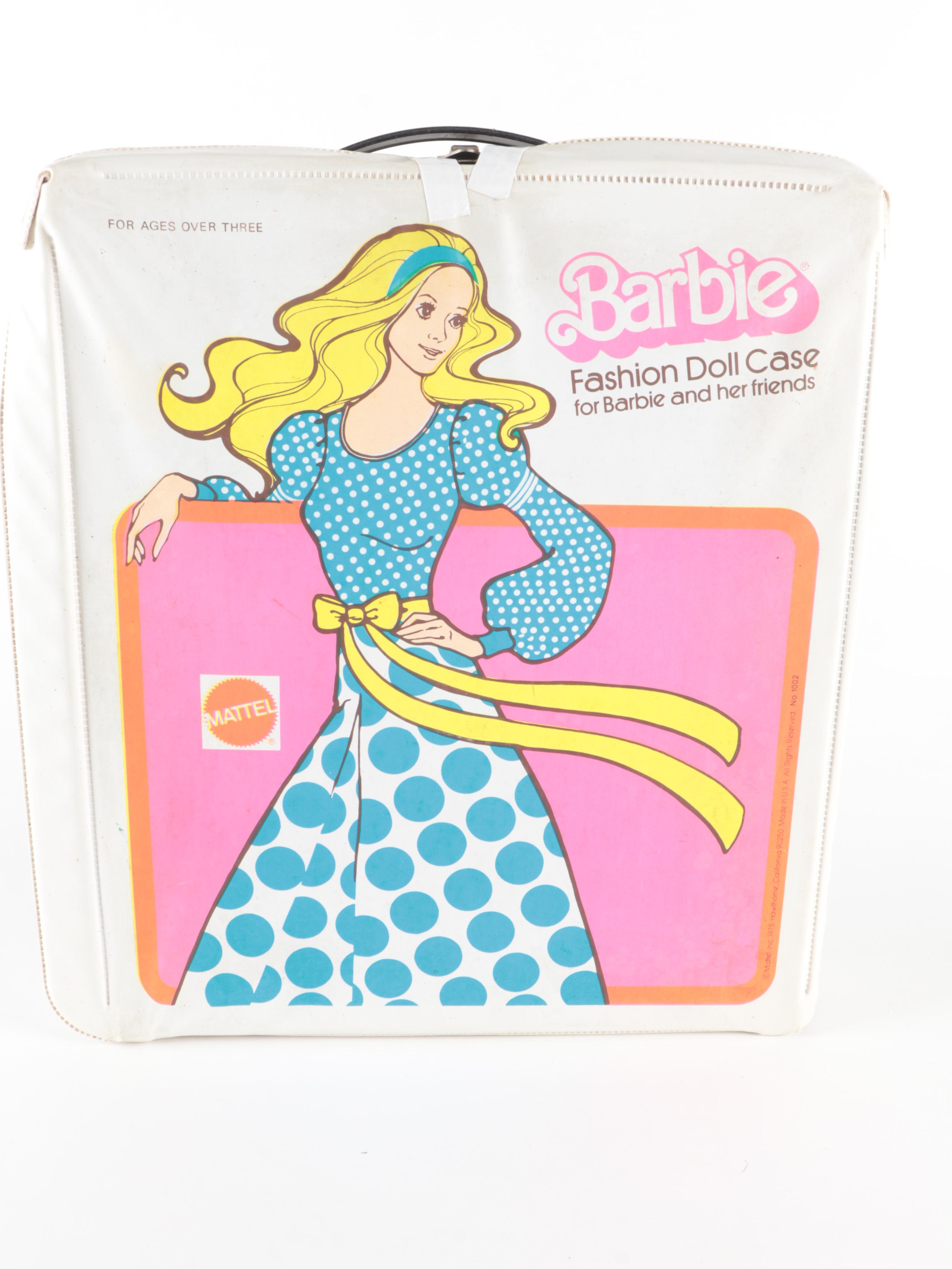 Mattel Barbie Fashion Doll Case and Late 20th Century Barbies EBTH