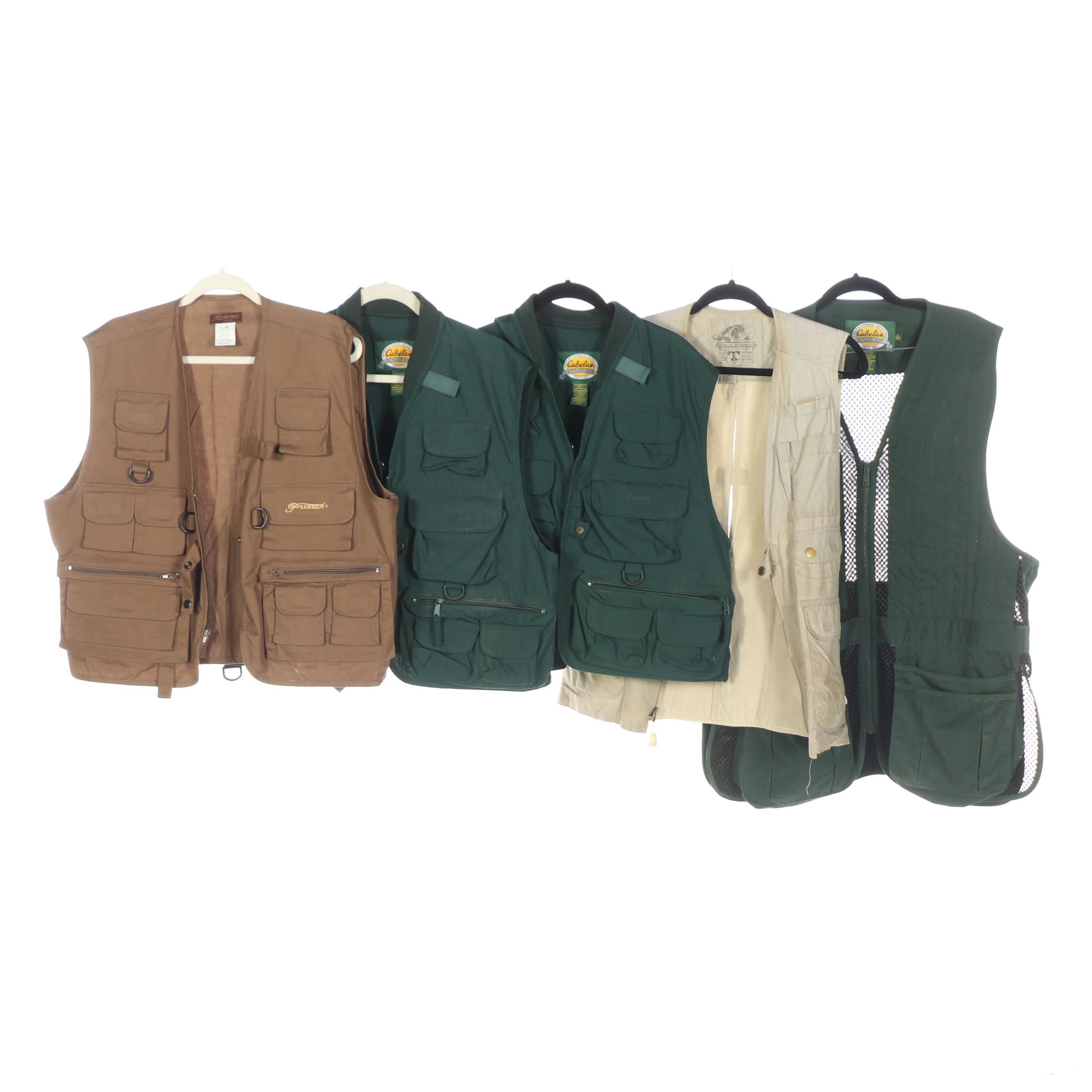 Royal Robbins Field Vest, Cabela's Outdoor Vests, and Pflueger Vest EBTH