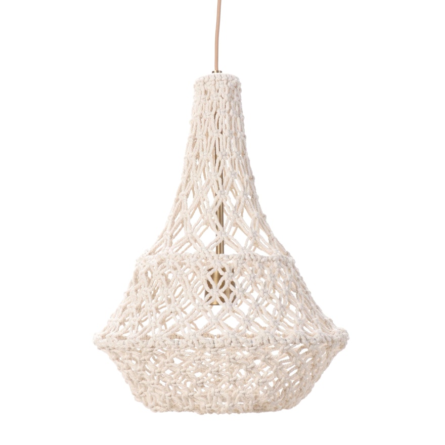 Opalhouse with Jungalow Moroccan Rope Hanging Pendant Light