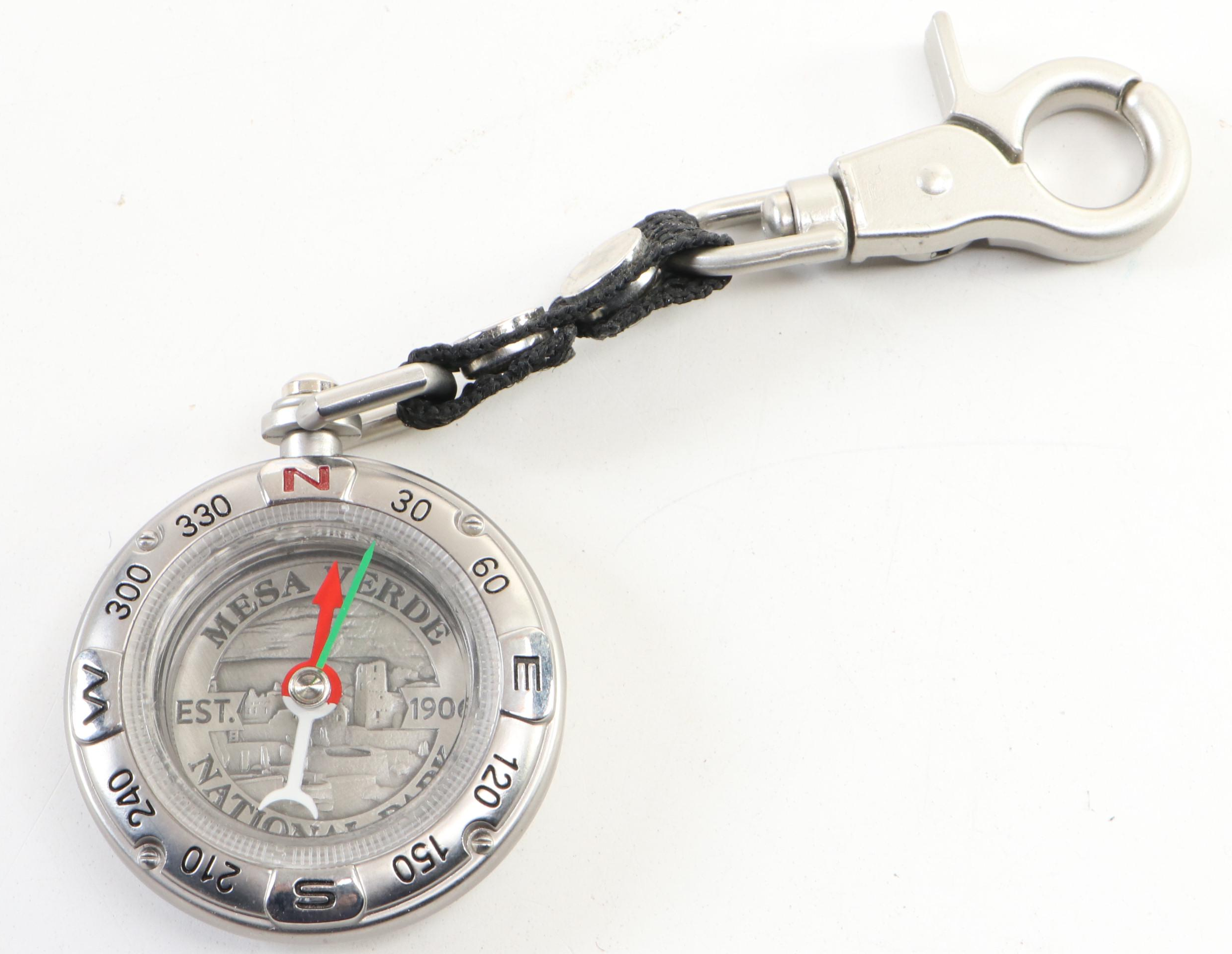 Equinoctial Sundial With Other Compasses and Keychain Compass EBTH