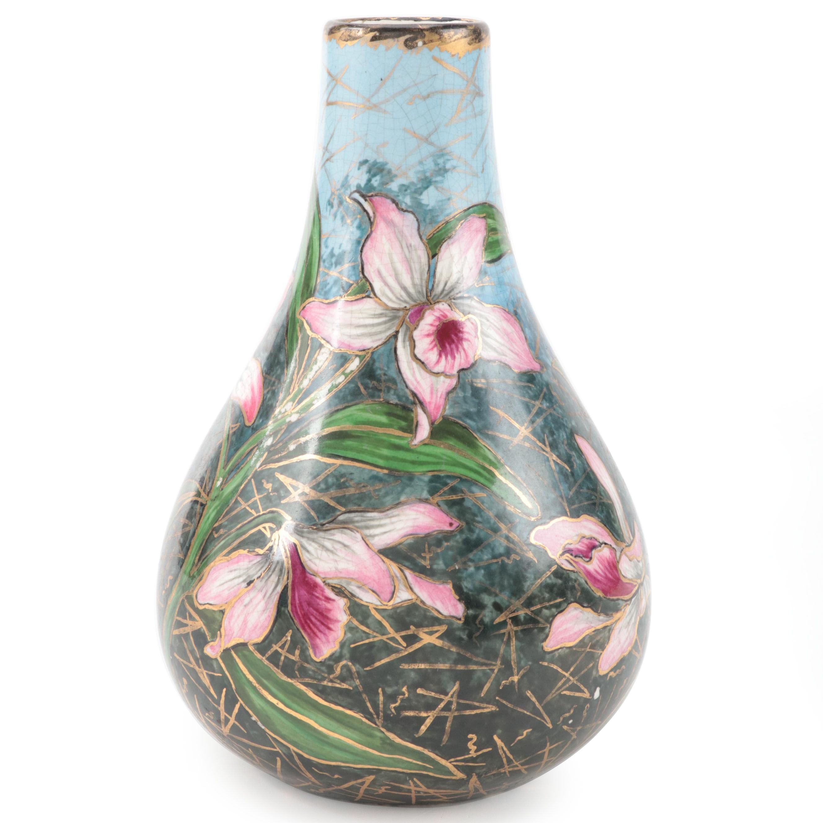 Jersey City Pottery Vase, Late 19th Century EBTH