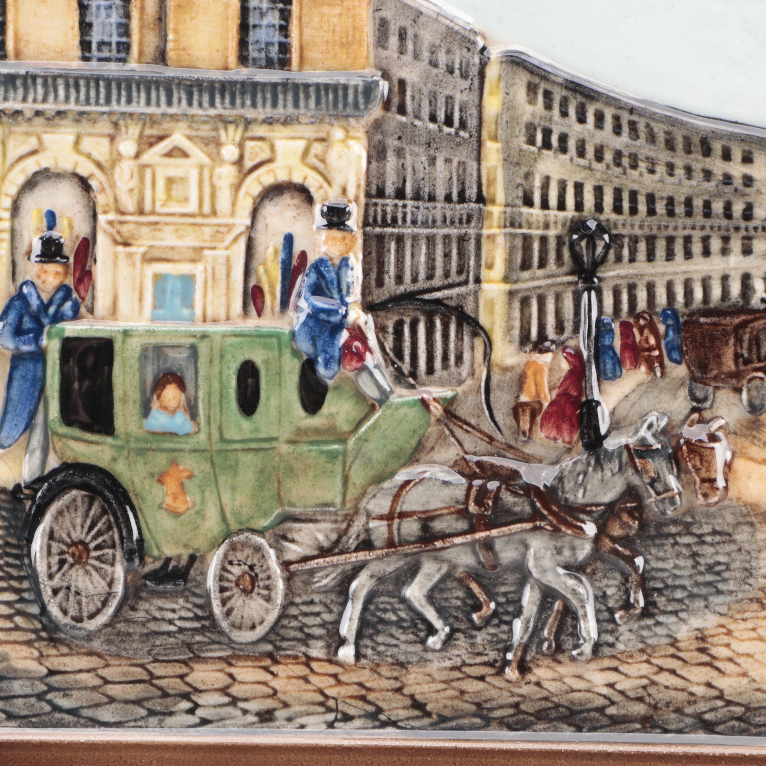 Royal Doulton Beswick Pottery Regent Street 1852 Ceramic Wall Plaque EBTH