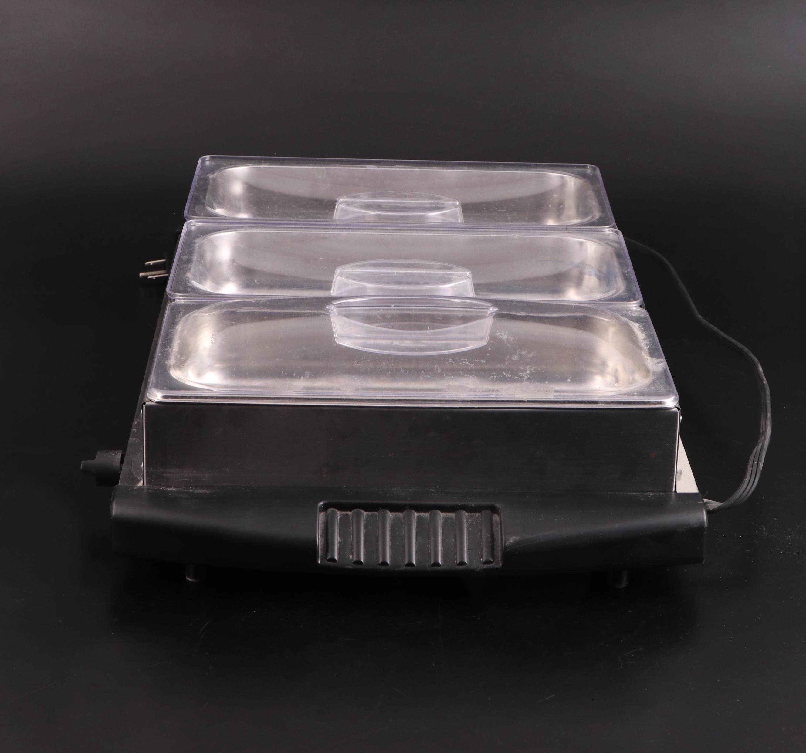 Salton "Cosmpolitan" Warming Tray with Oster Food Warmer and Chafing