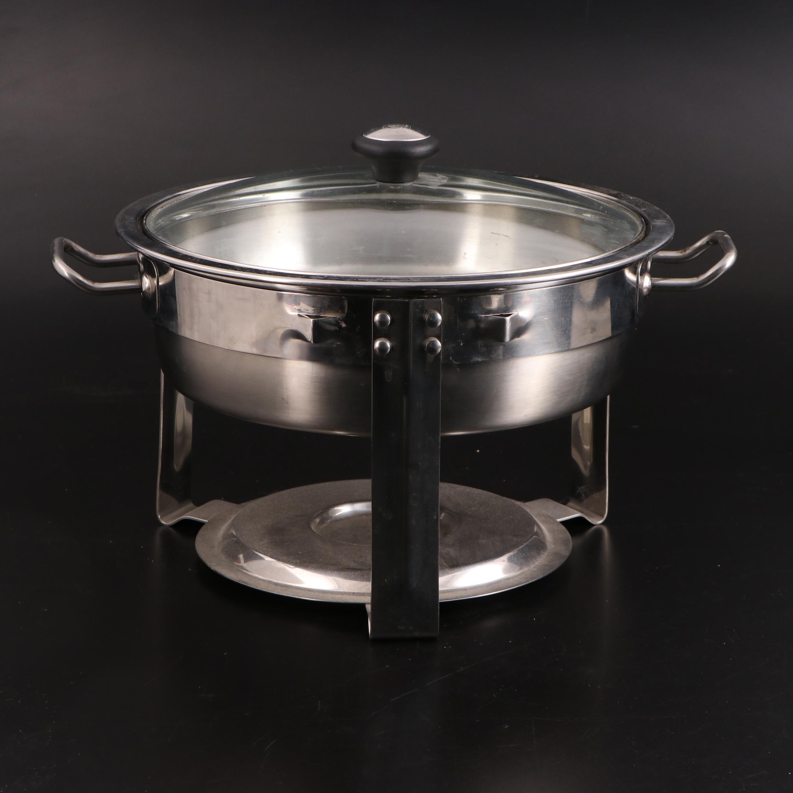 Salton "Cosmpolitan" Warming Tray with Oster Food Warmer and Chafing