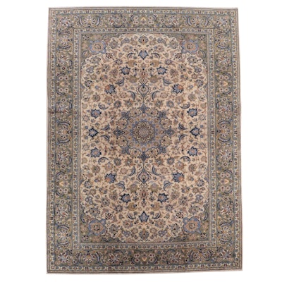 10 x 13' Hand-Knotted Persian Nain Room Sized Rug