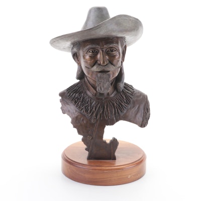 R. E. Howell Bronze Sculpture of Cowboy, 1999