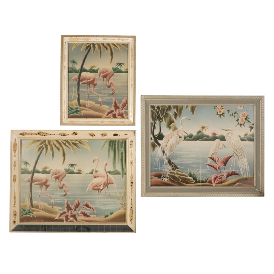 Turner Manufacturing Co. Offset Lithographs of Wading Birds