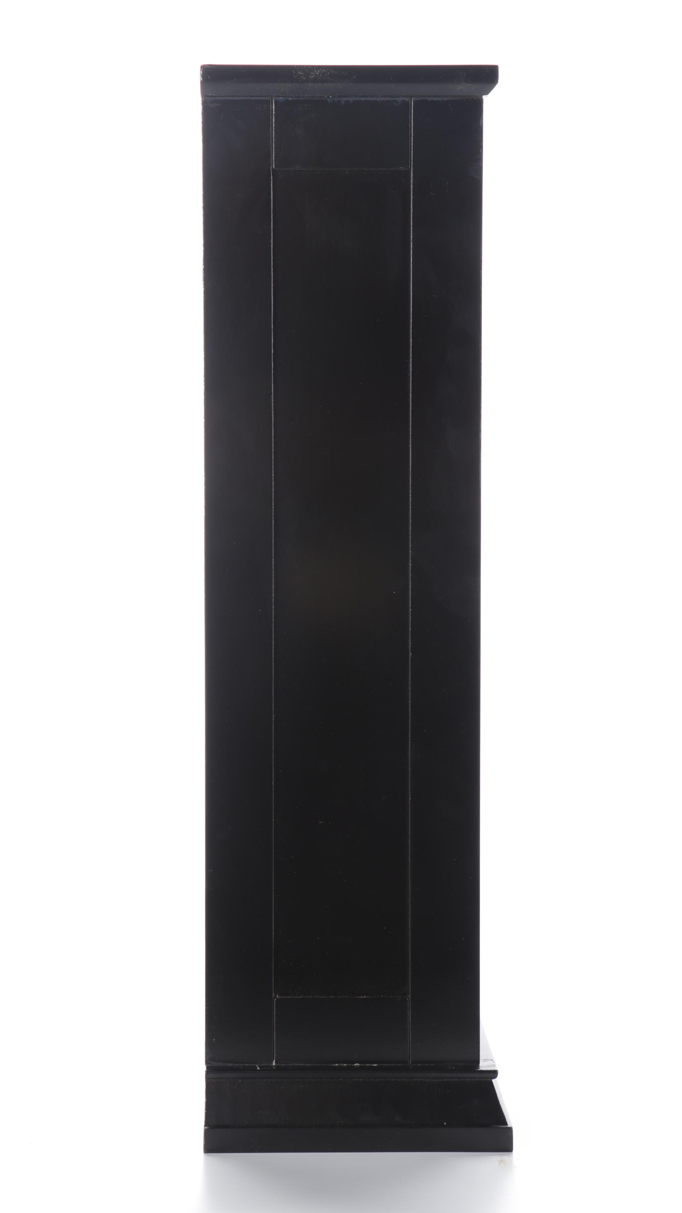 Ebonized Finish Wooden Wall EBTH