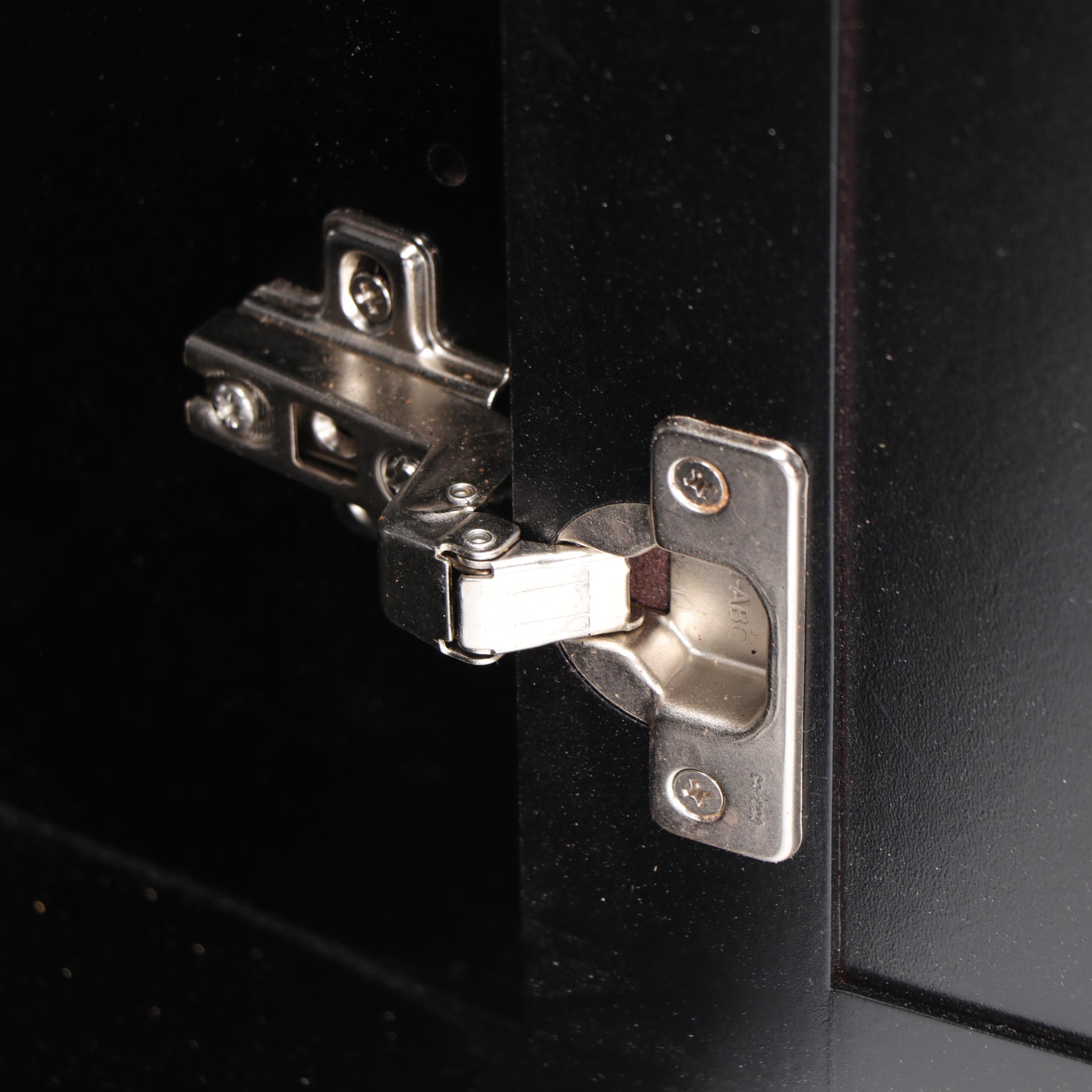 Ebonized Finish Wooden Wall EBTH