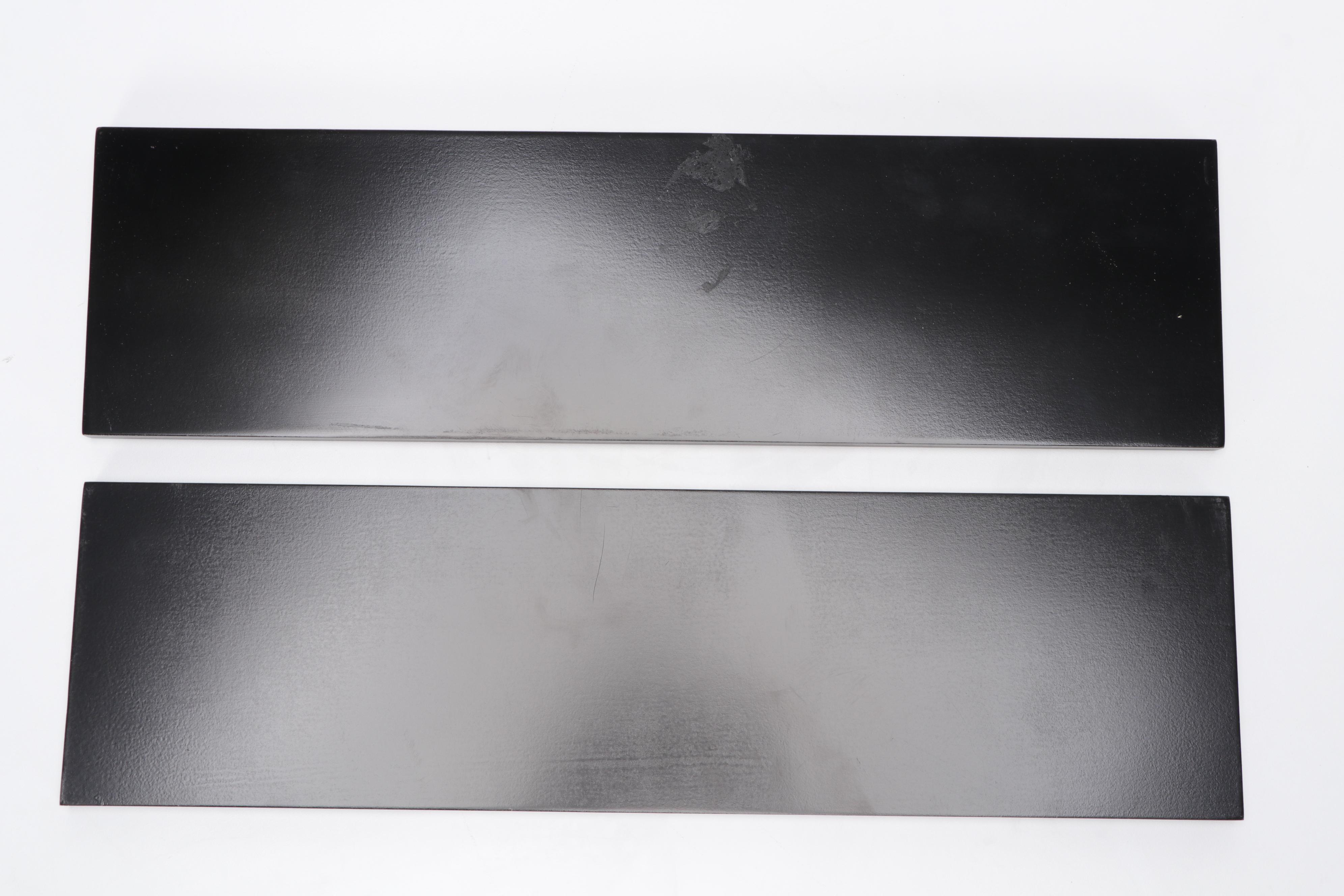 Ebonized Finish Wooden Wall EBTH