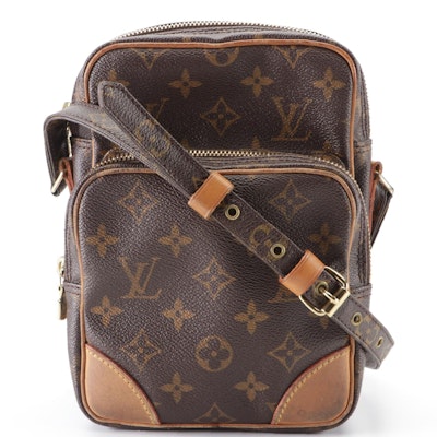 Louis Vuitton Amazone Crossbody Bag in Monogram Canvas and Leather