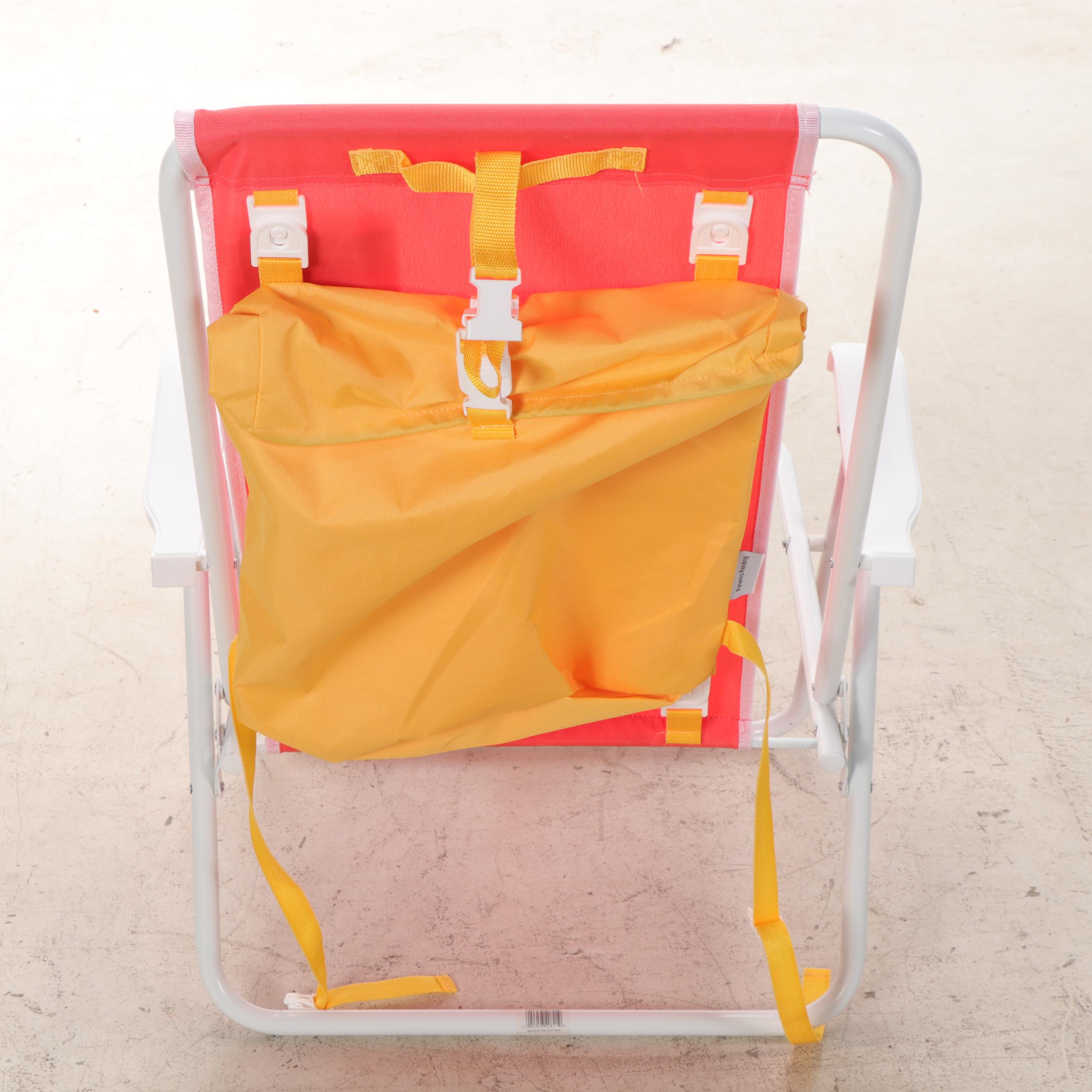 Pair of Sun Squad Beach Chairs with Removable Backpacks EBTH