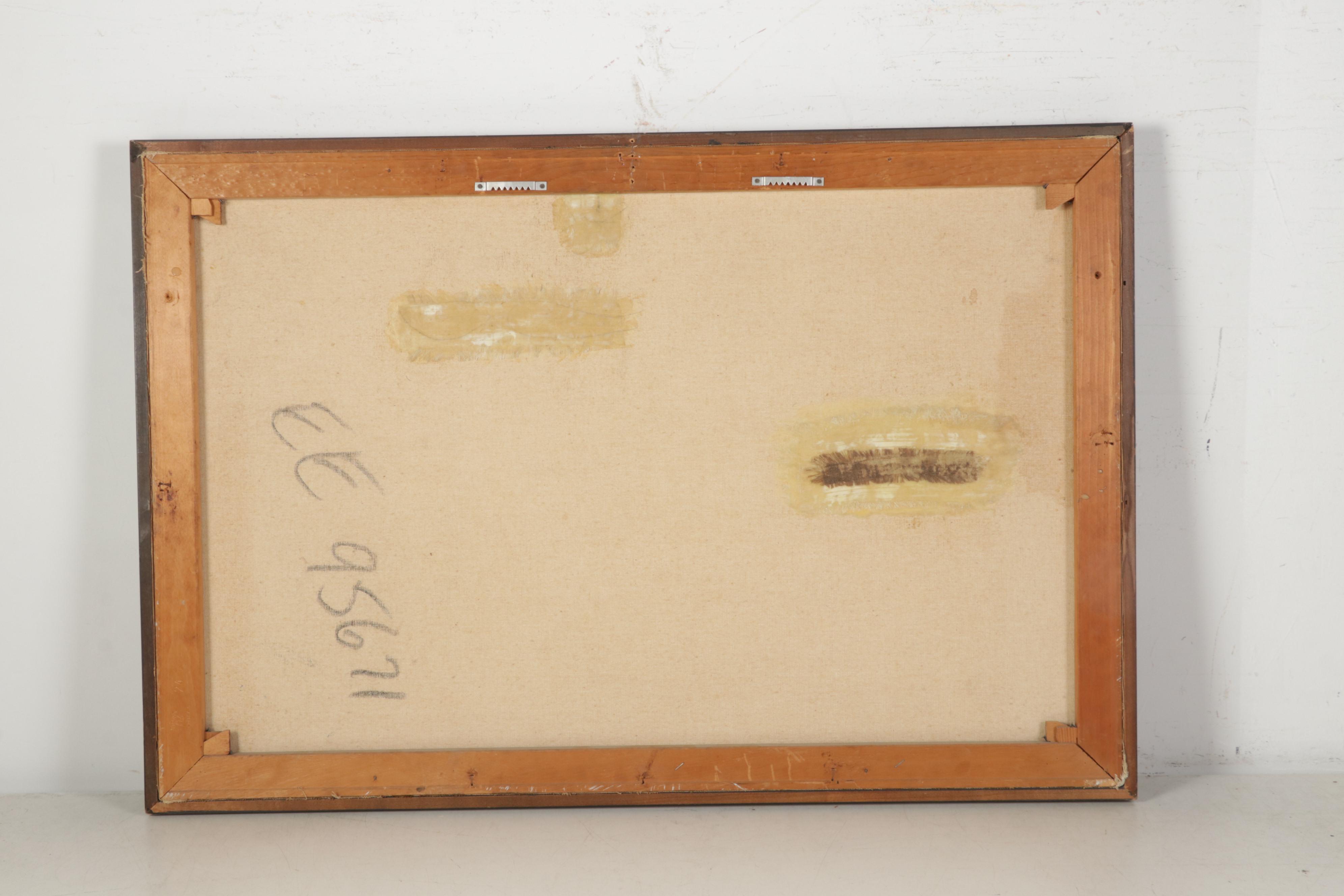 Jack Lauder Modernist Oil Painting of Jazz Ensemble EBTH