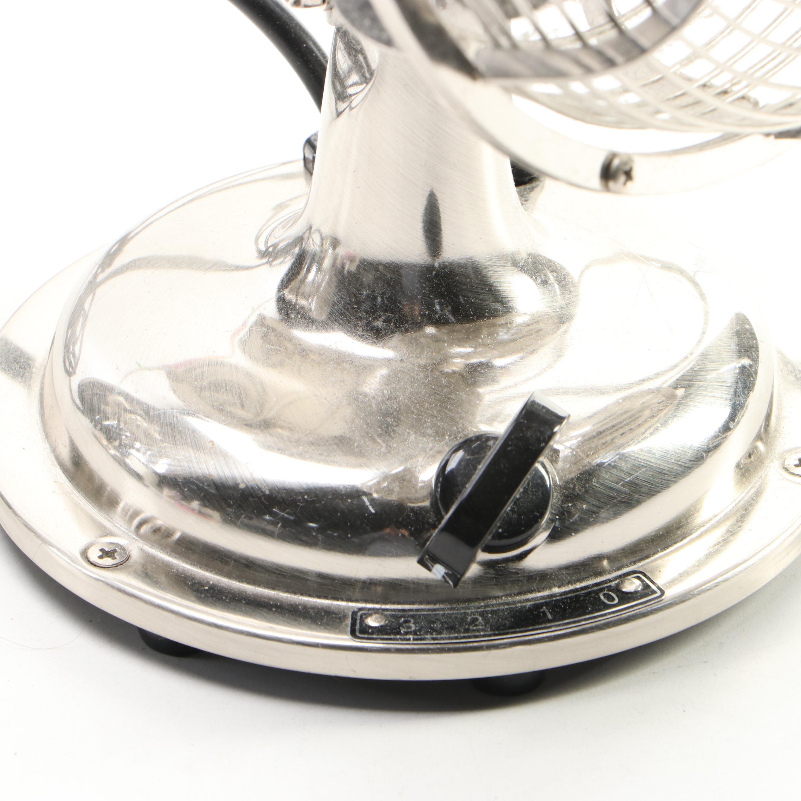 Restoration Hardware Allaire No.8 Oscillating Desk Table Fans EBTH