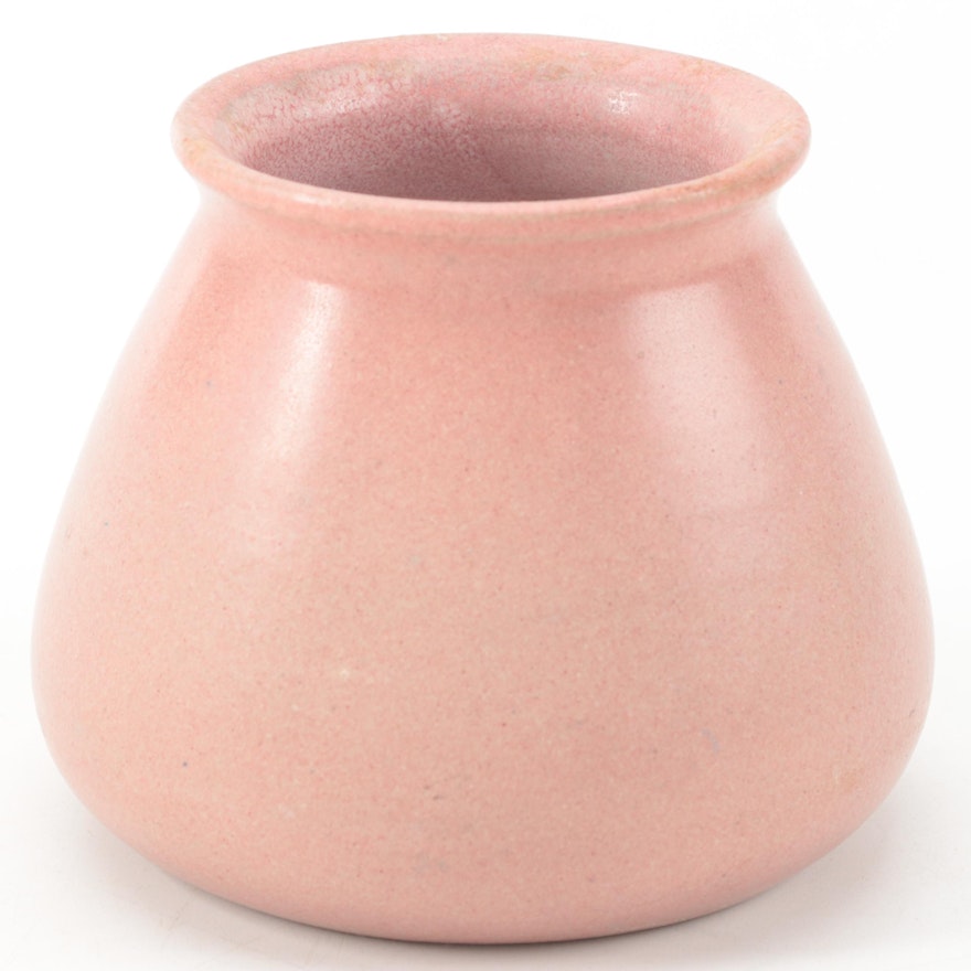 Marblehead Pottery Rose Matte Glaze Vase, Early to Mid-20th Century