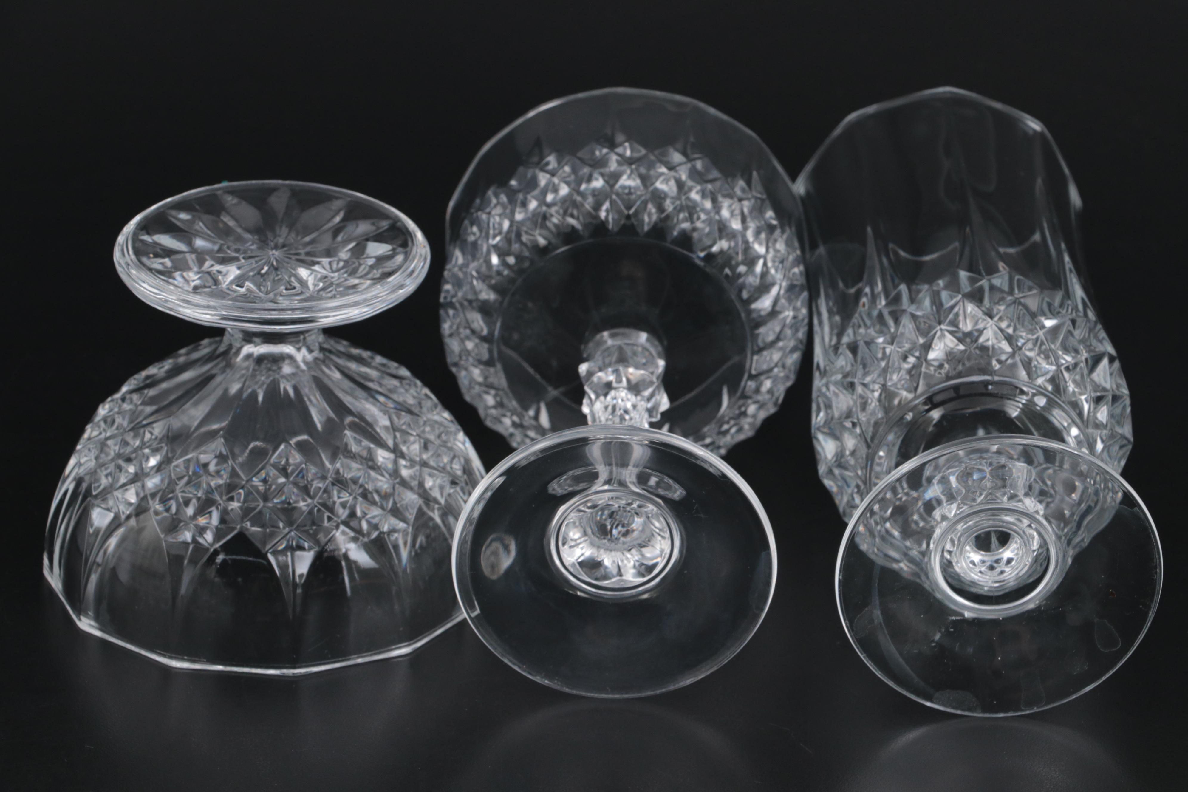 Cristal d'ArquesDurand "Longchamp" Crystal Iced Tea Glasses, Coupes