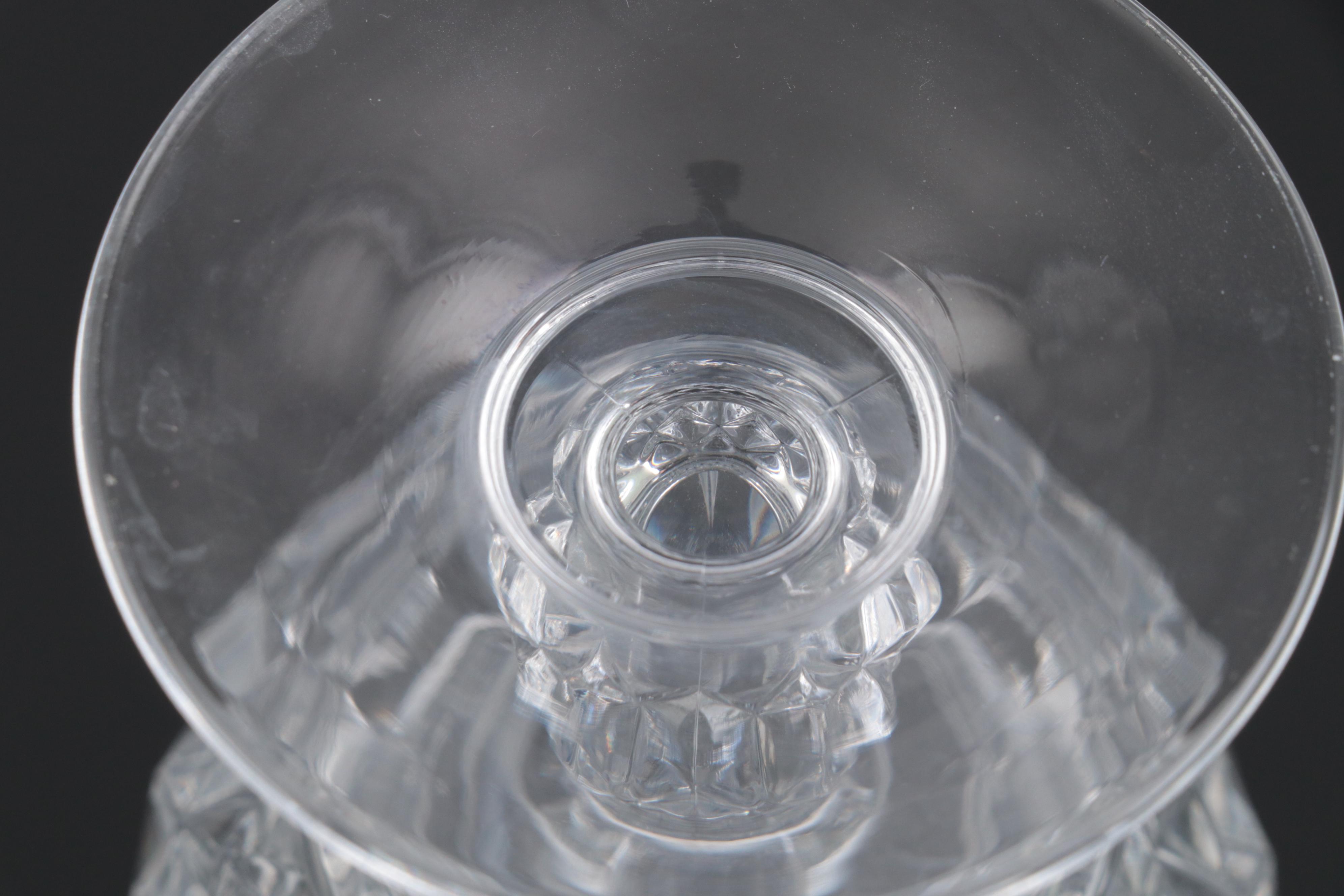 Cristal d'ArquesDurand "Longchamp" Crystal Iced Tea Glasses, Coupes