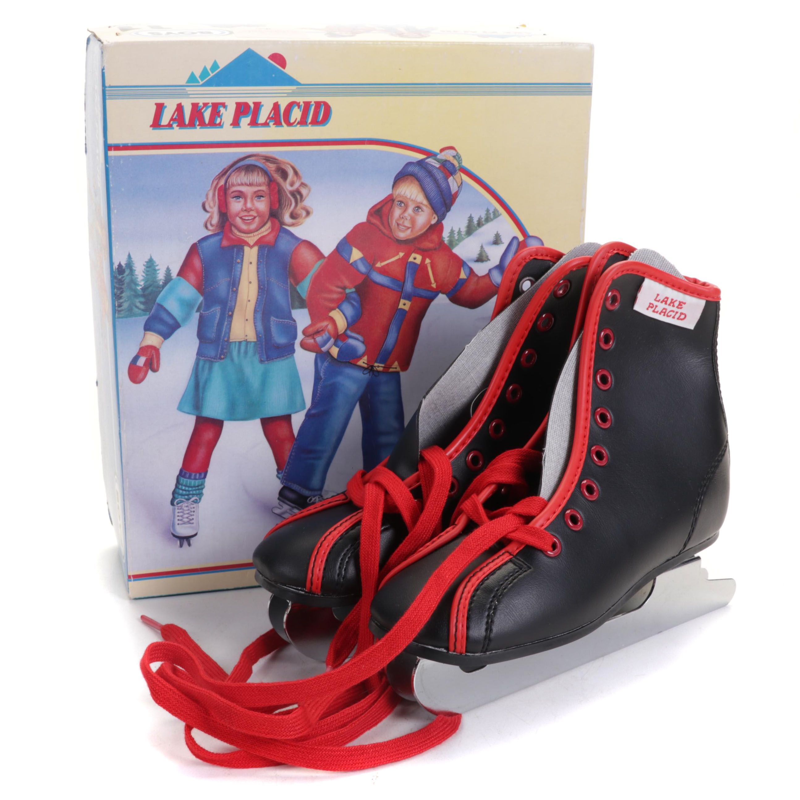 Pair of Lake Placid Children's Double Bladed Ice Skates EBTH