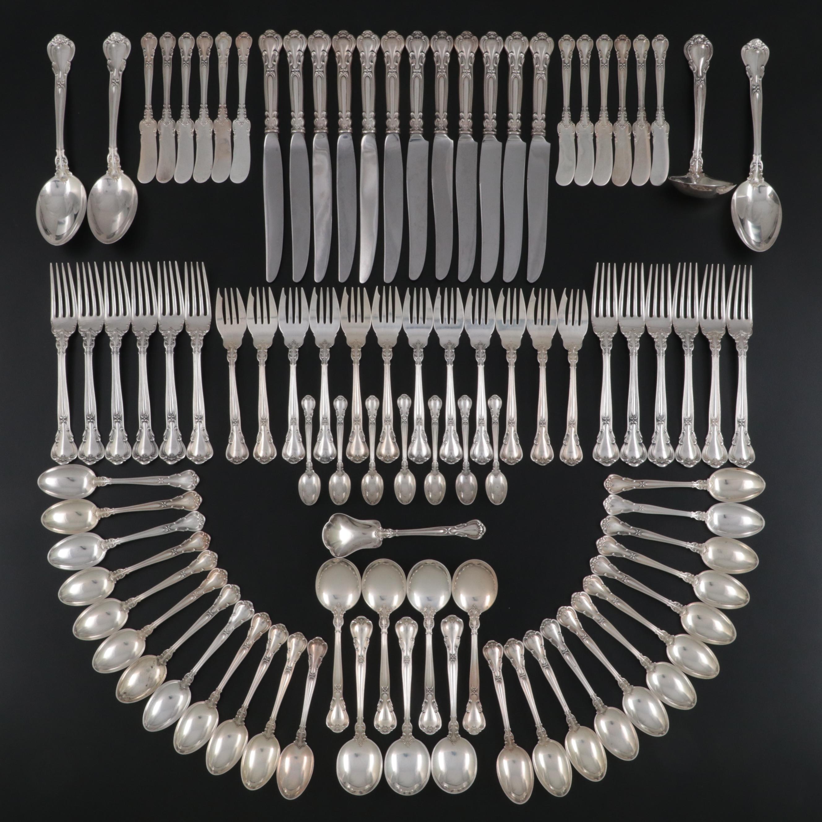 Gorham "Chantilly" Sterling Silver Flatware and Utensils EBTH