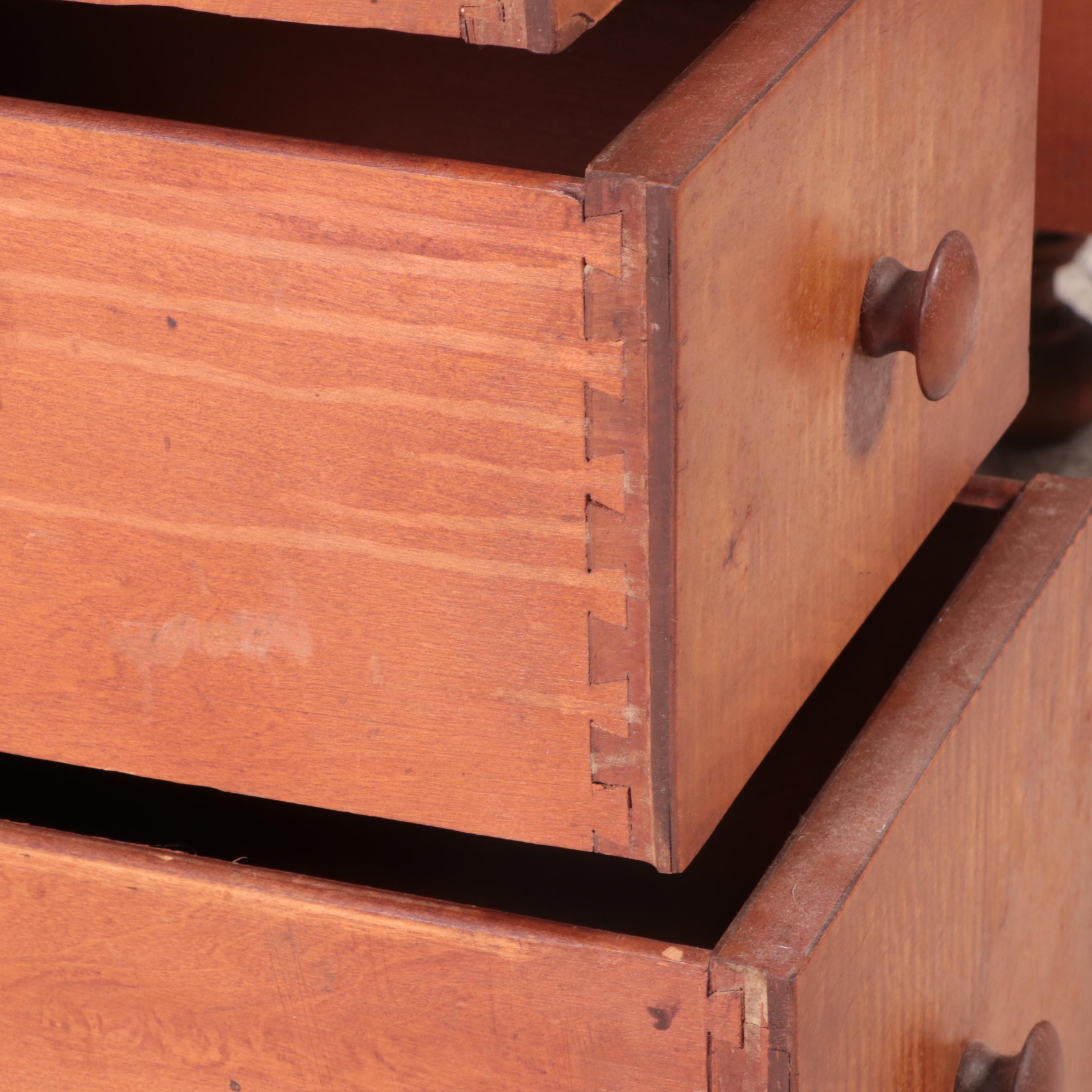 National Furniture Company Curly Maple Kneehole Desk | EBTH