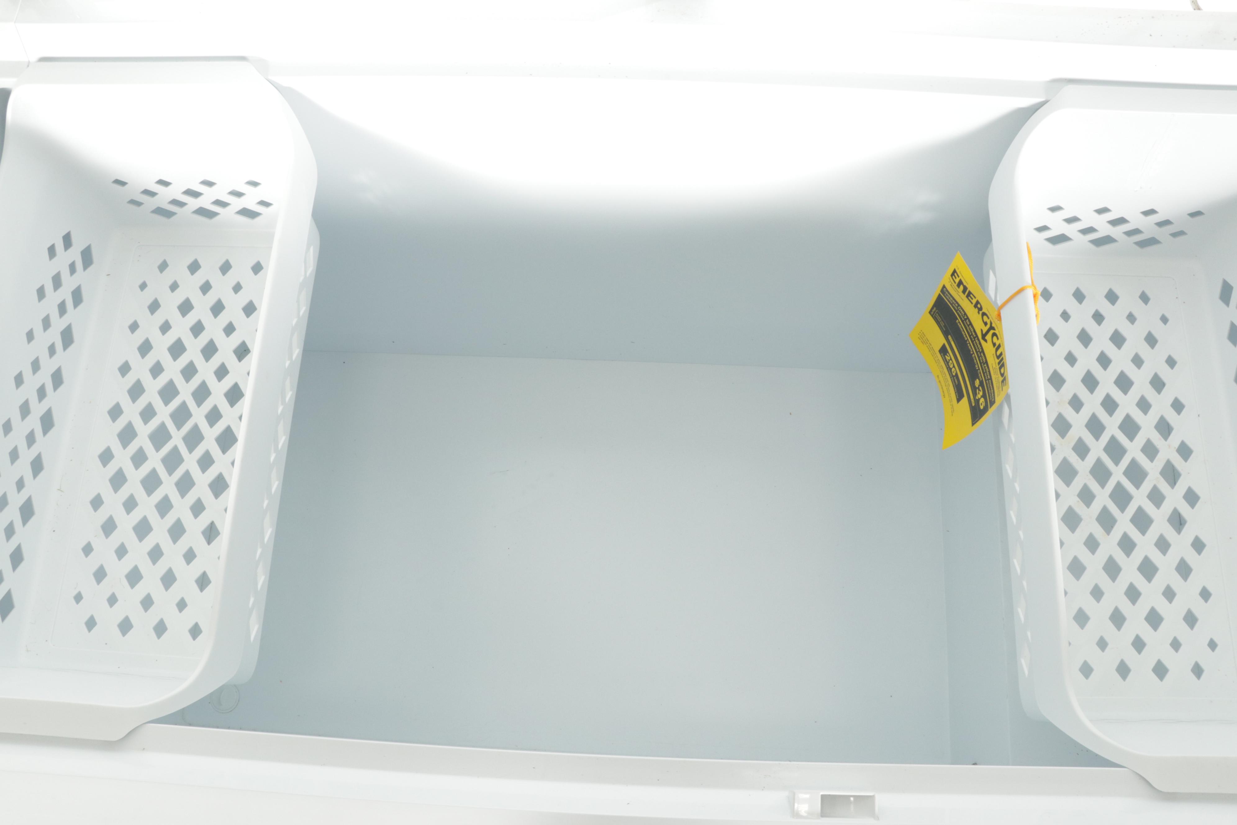 Frigidaire 14.8 Cu. Ft. White Chest Freezer on Casters EBTH