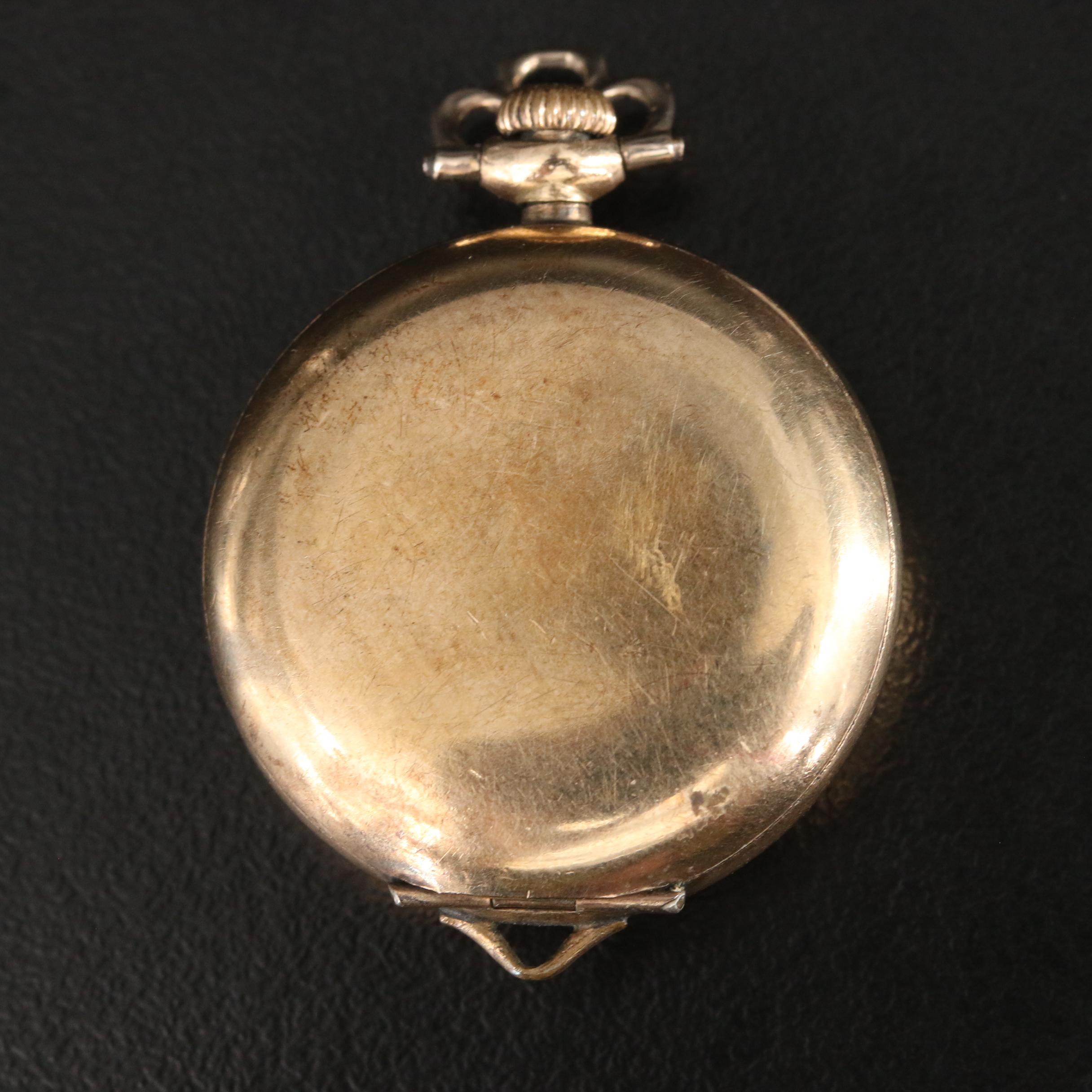 Swiss GoldFilled Pocket Watch Conversion Wristwatch EBTH