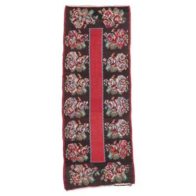 4' x 10'4 Handwoven Caucasian Karabagh Kilim Long Rug