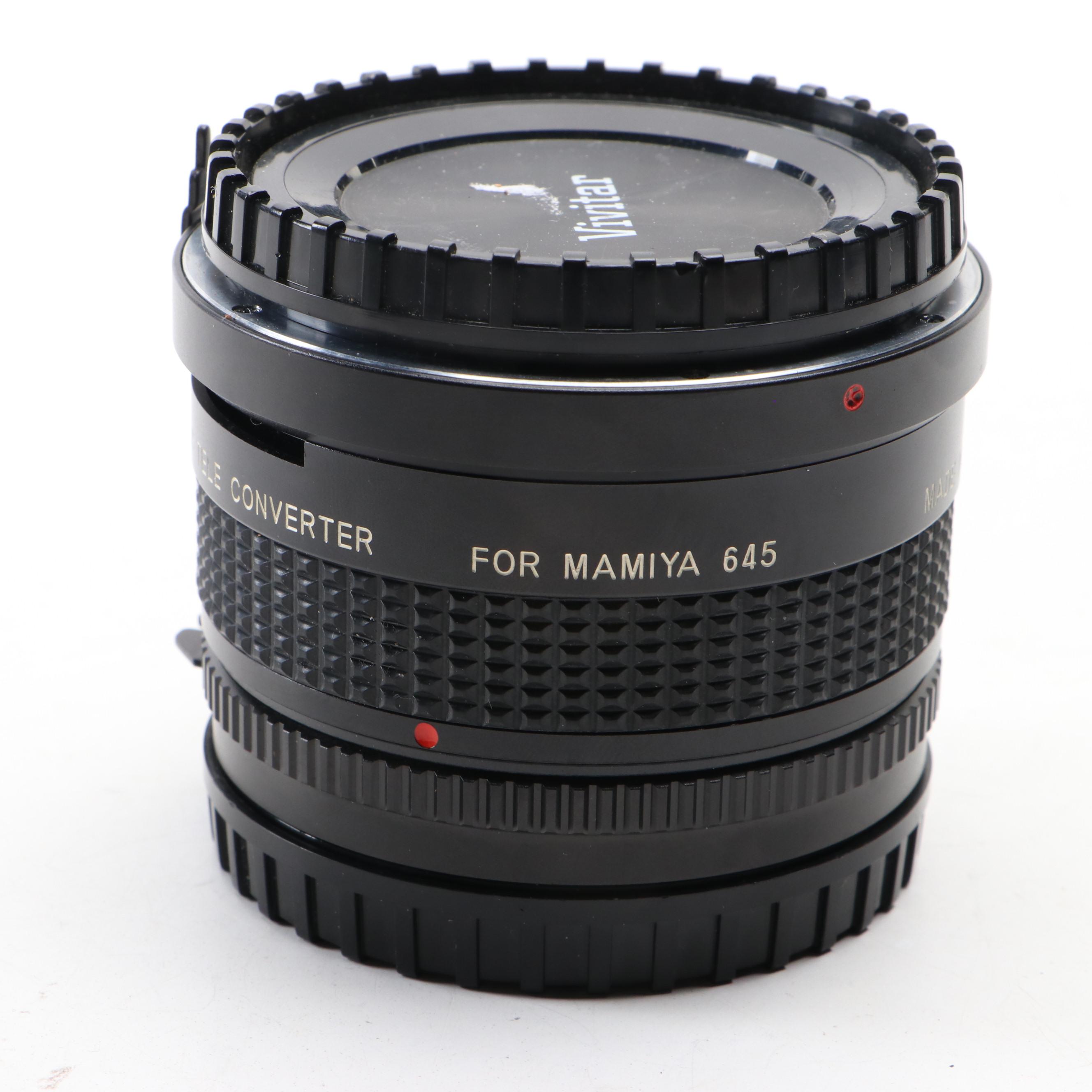 Mamiya 645 Medium Format Camera With Accessories EBTH